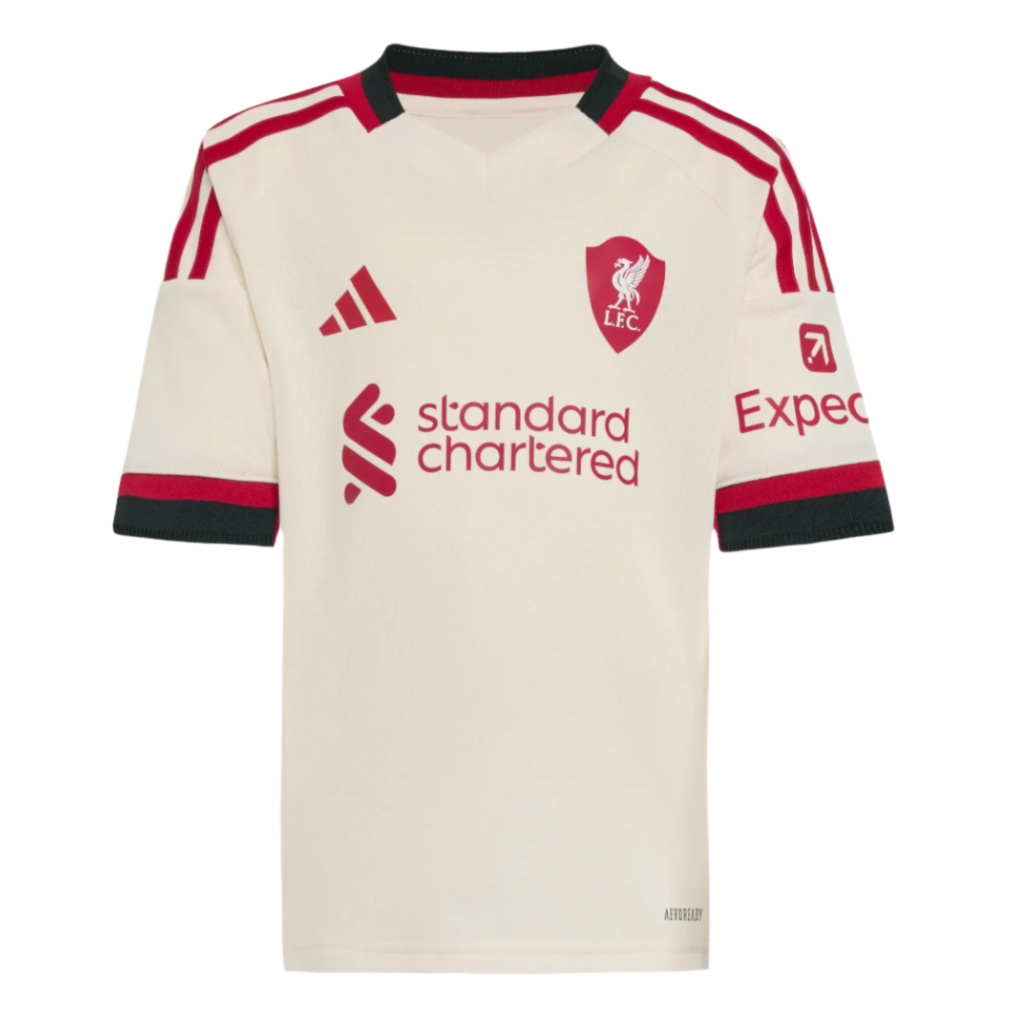 Adidas Liverpool F.C. 25/26 Away Mini Kit - White