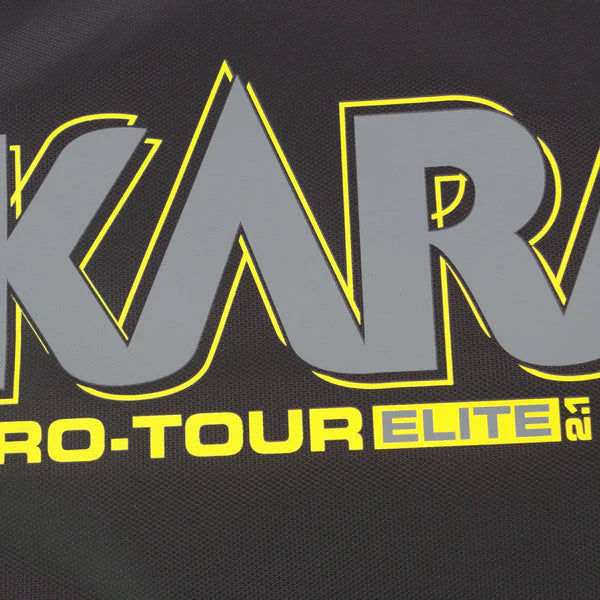 Karakal Pro Tour Elite 2.0 racket bag (Black/Yellow)