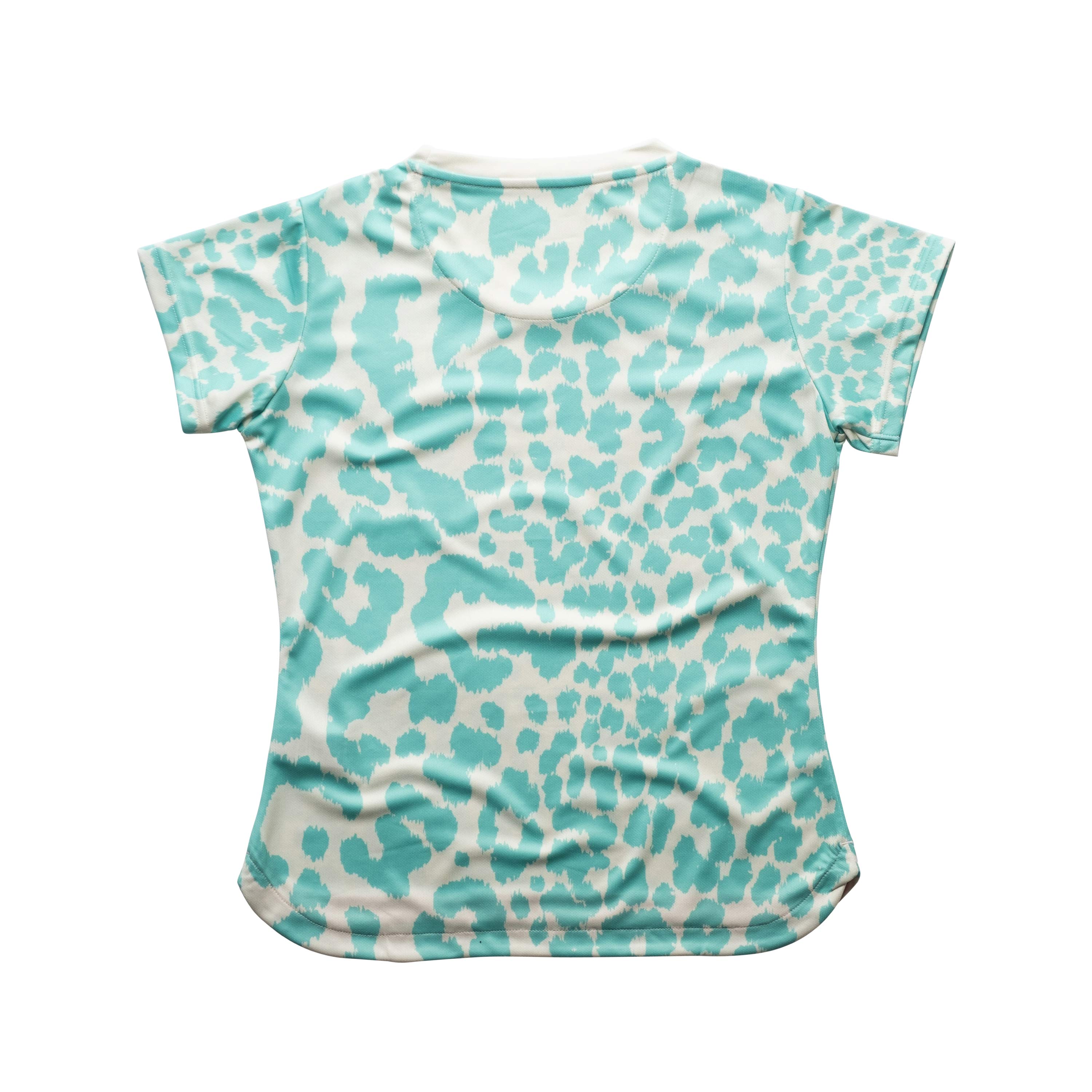 Aixo Leopard Womens T Shirt Ivory T Shirt Aixo