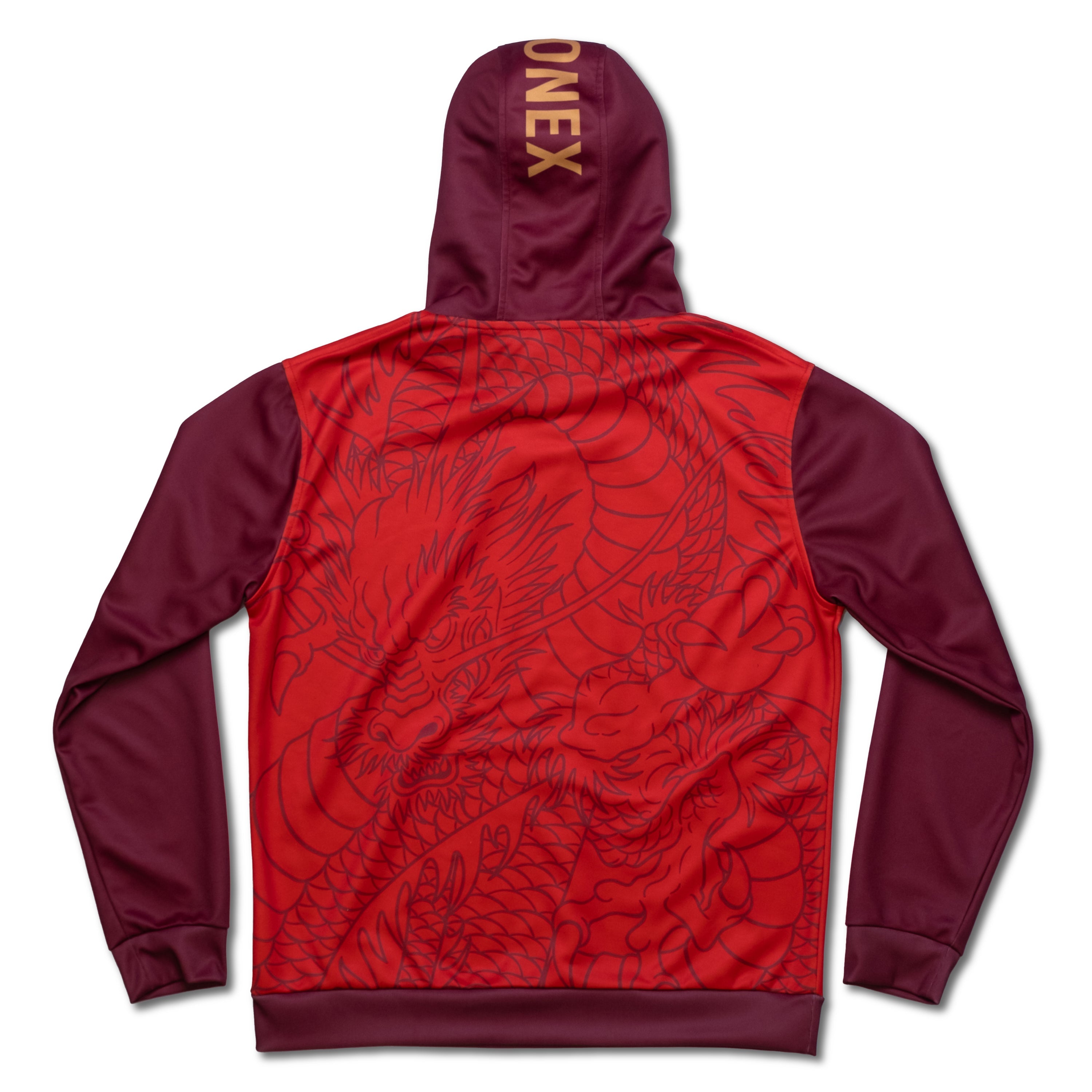 Yonex Linear Dragon CNY2024 Hoodie Unisex Red