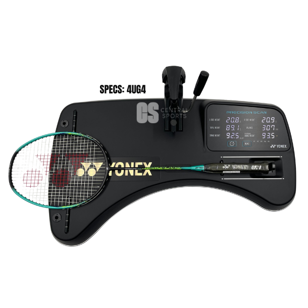 Yonex Nanoflare TX 4U Badminton Racket - Black/Mint