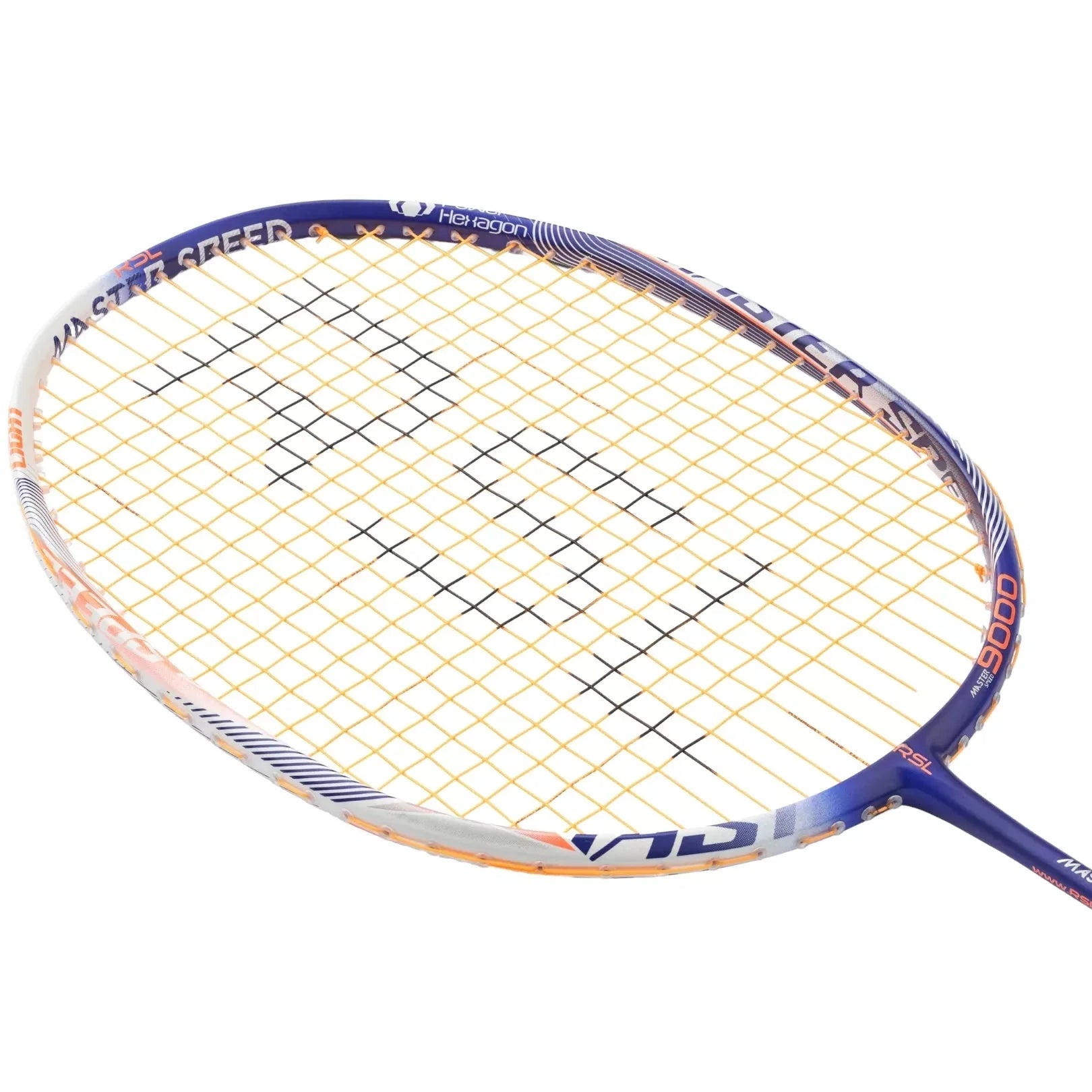 RSL Master Speed 9000 V2 Badminton Racket - White (4U) White 4U5 Badminton Rackets RSL