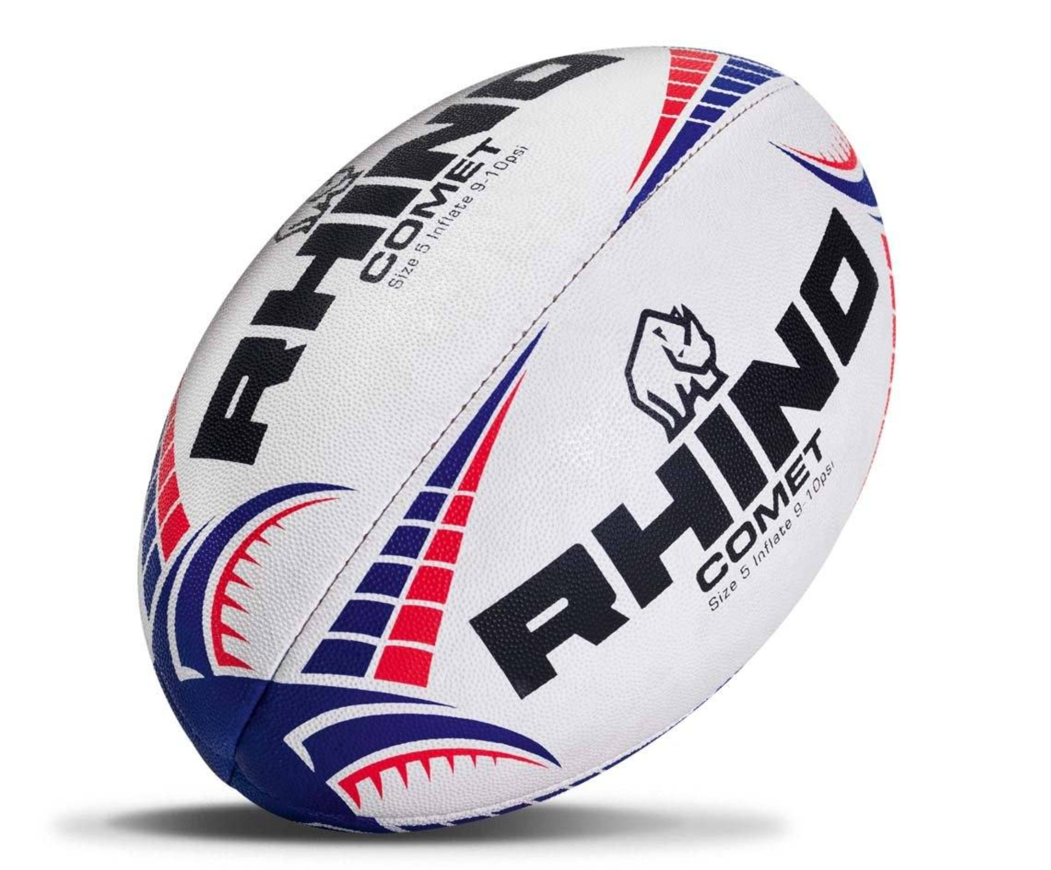Rhino Comet Rugby Ball Match WHITE