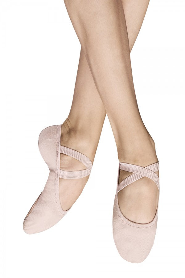 Bloch Performa Stretch Canvas Ballet Shoe Junior - Pink