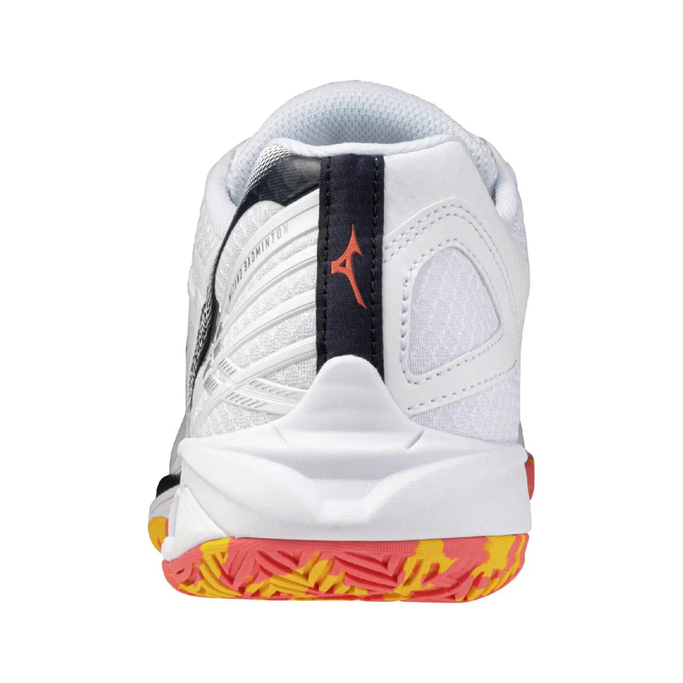 Mizuno Wave Claw 3 Badminton Shoe Unisex - White/Orange