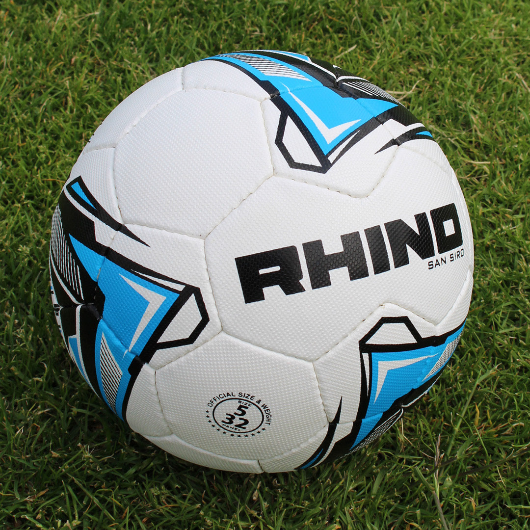 Rhino San Siro Football - White/Blue Accessories Rhino