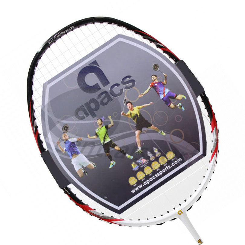 Apacs Virtus 35 Badminton Racket Unstrung - Black/White