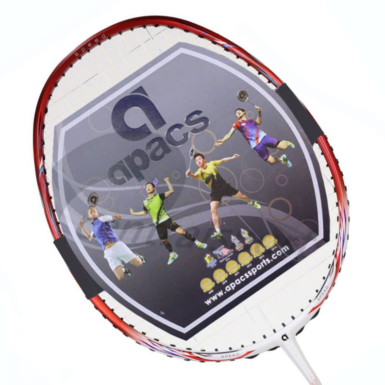 Apacs Imperial Speed Badminton Racket - White/Red