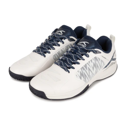 Hundred Beast Armor Badminton Shoes - White/Navy