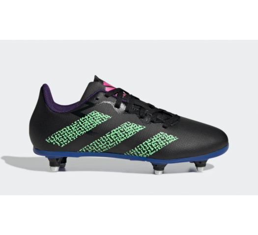 ADIDAS RUGBY JUNIOR (SG) SHOES GZ4177 CBLACK/BEAMGR/ROYBLU