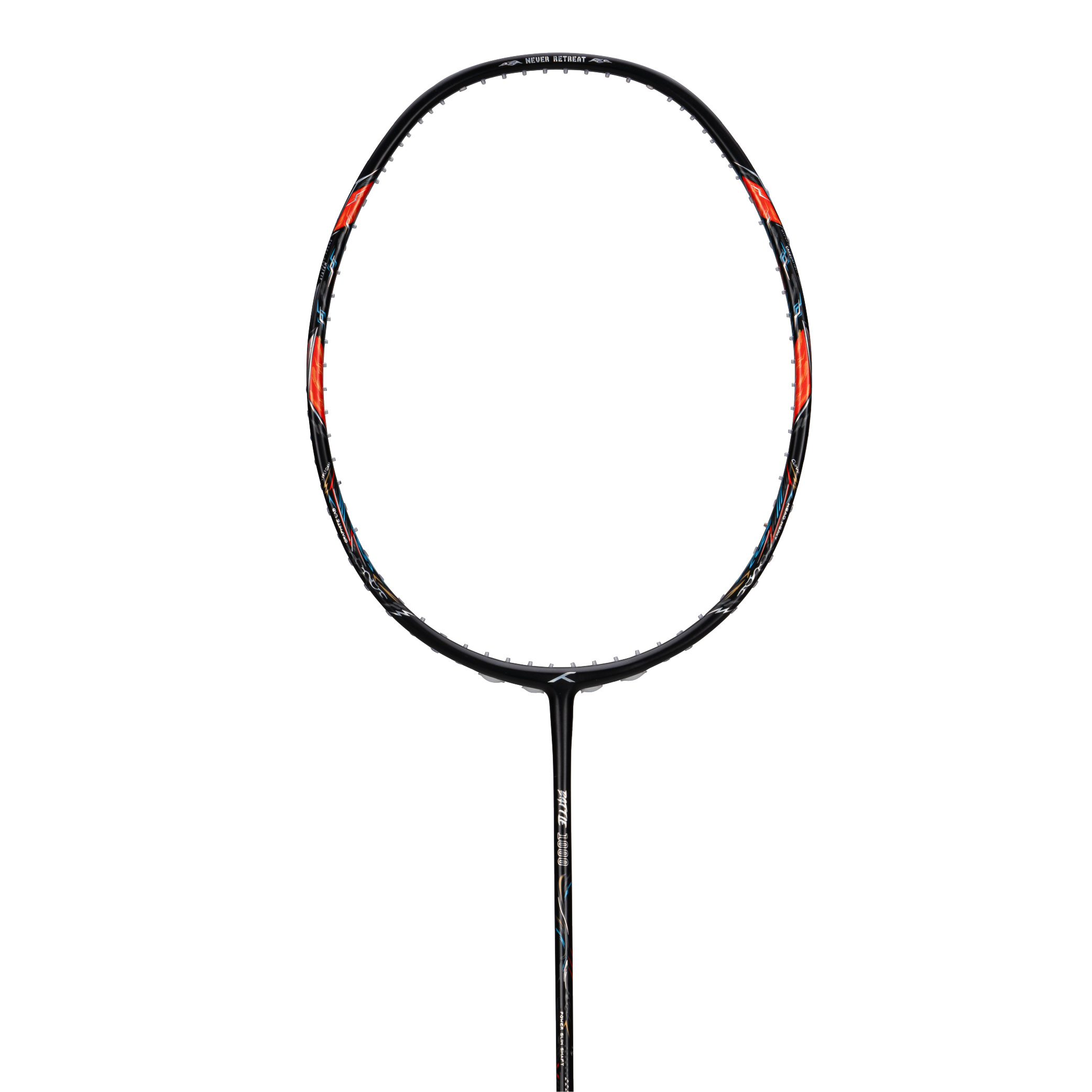Hundred Battle 1000 Badminton Racket - Black