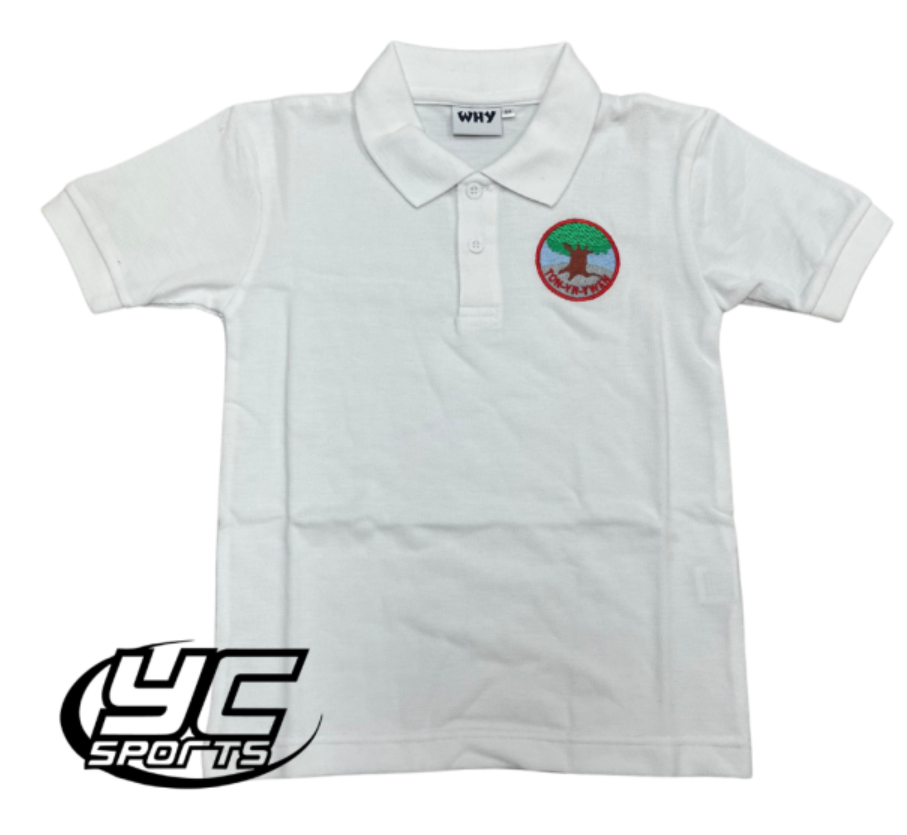 Ton Yr Ywen Polo Shirt Infants WHITE