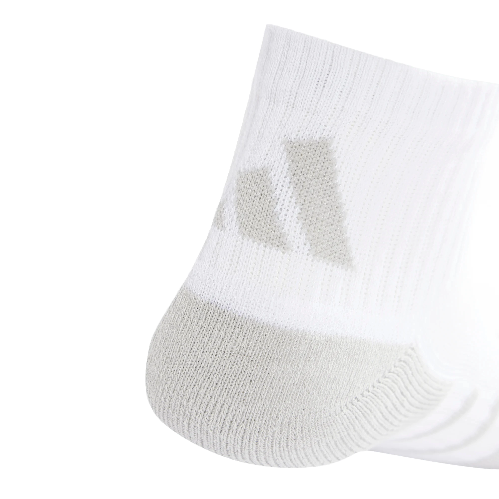 Adidas Essentials CLIMACOOL Quarter Socks 3 Pairs - White/Grey Clothing Adidas