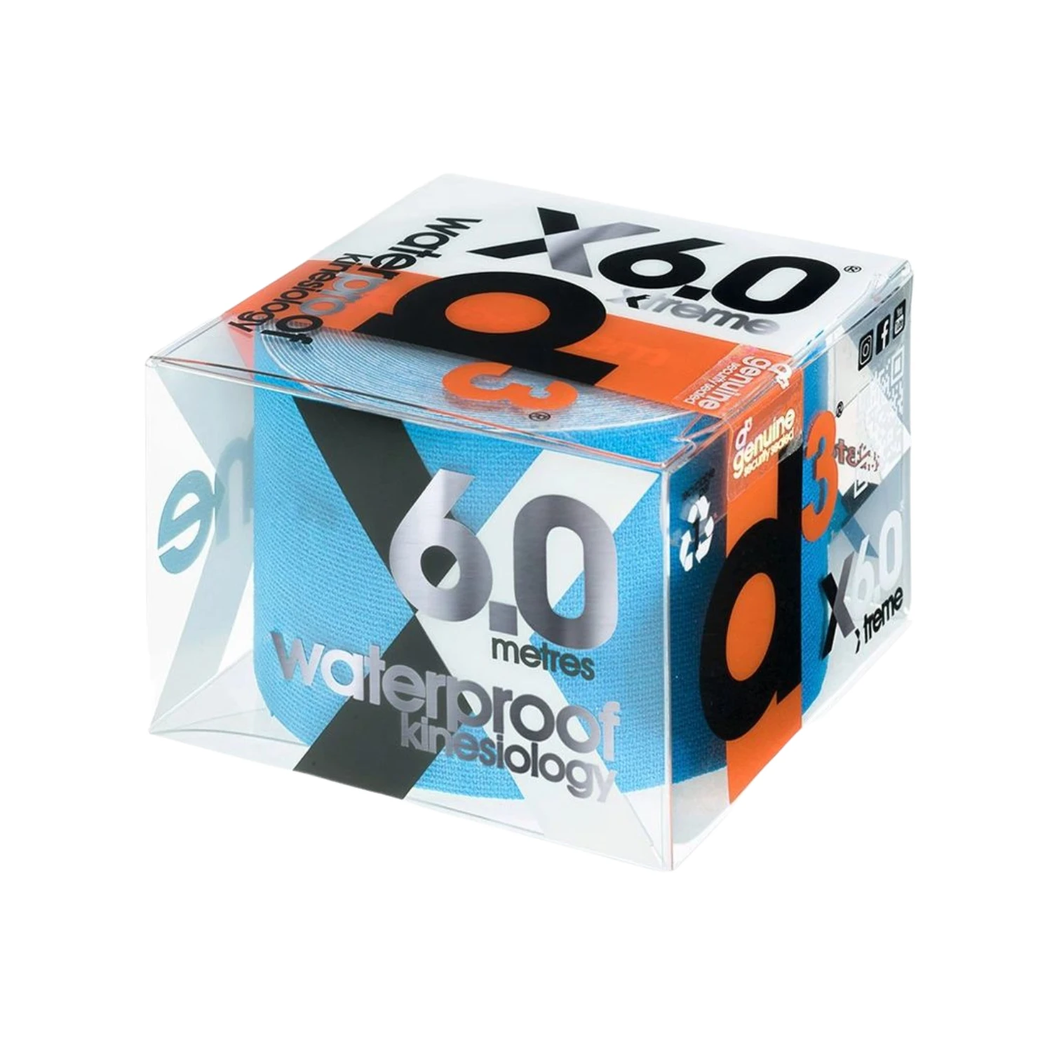 D3 X6.0 Xtreme Waterproof Kinesiology Tape (assorted Colours inside) Medical Tape & Bandages D3