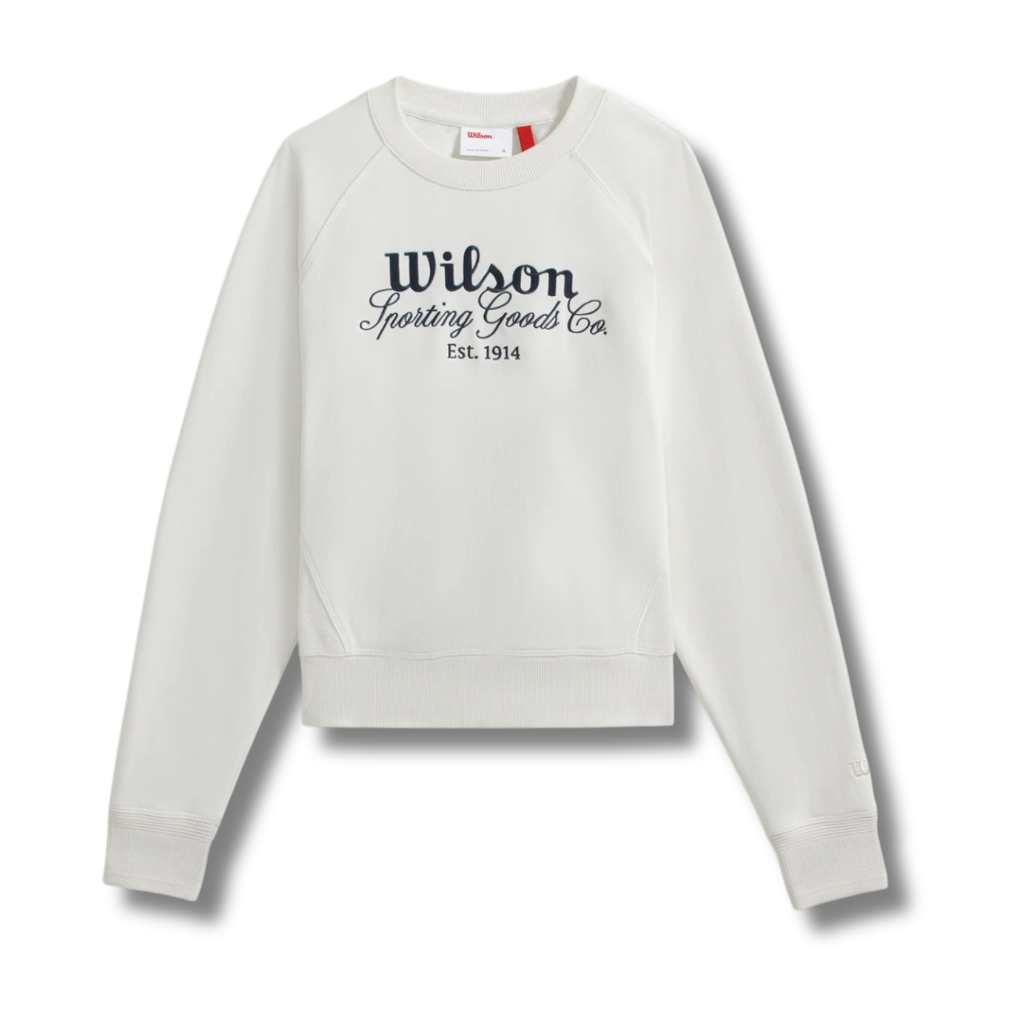 Wilson Sideline Crew (WW00136411GYC) Women Sandrift Clothing Wilson