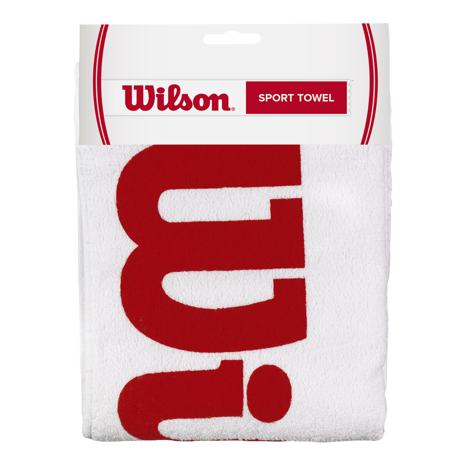 Wilson Sport Towel - White/Red Clothing Wilson