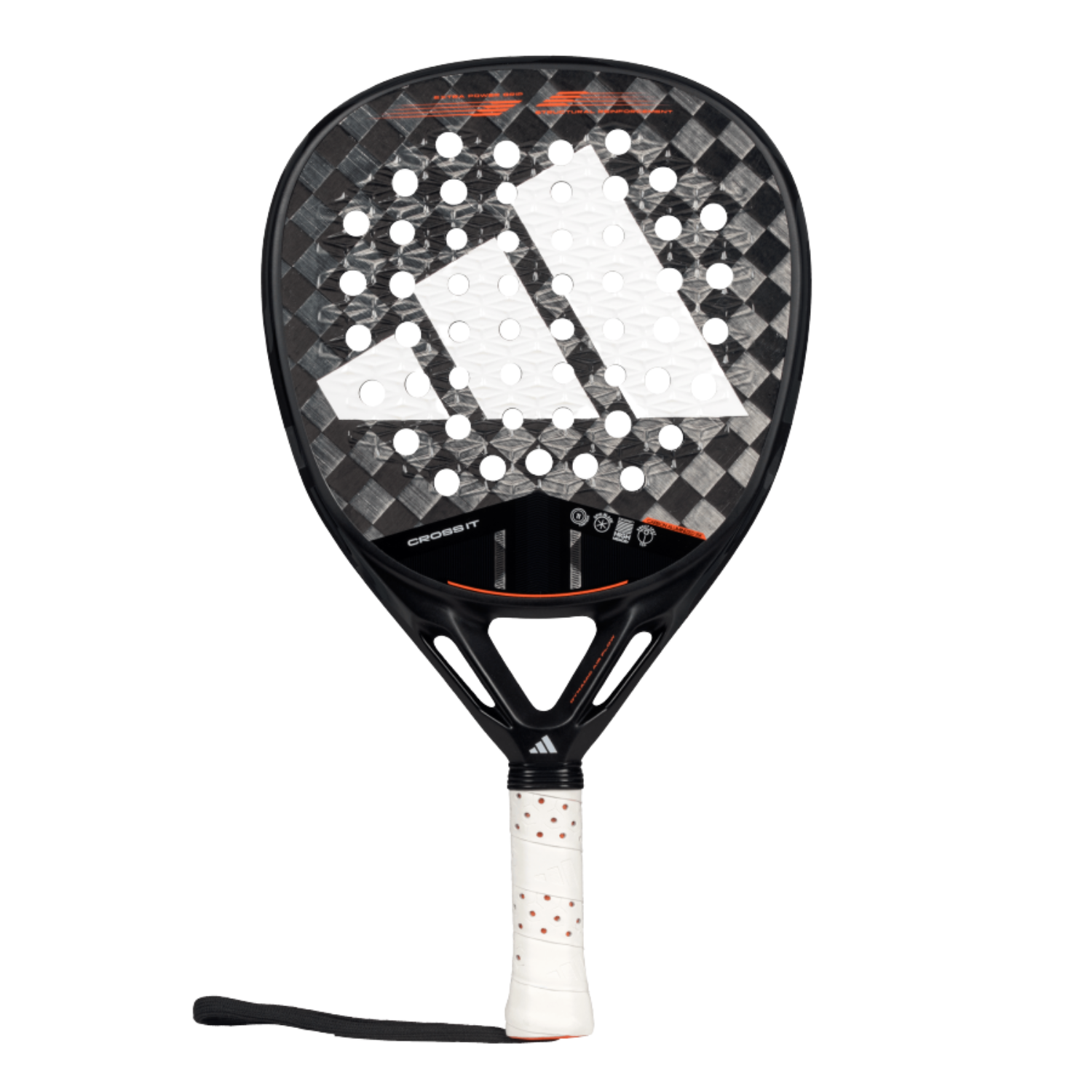 Adidas Cross It 3.4 Padel Racket - Black/Orange