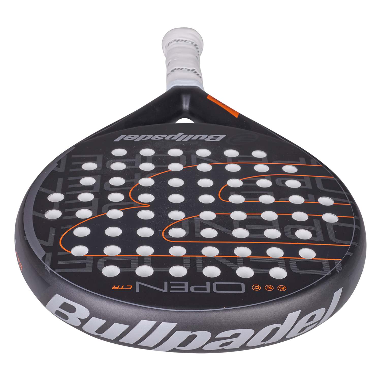 BullPadel Open Control Padel Racket - Grey