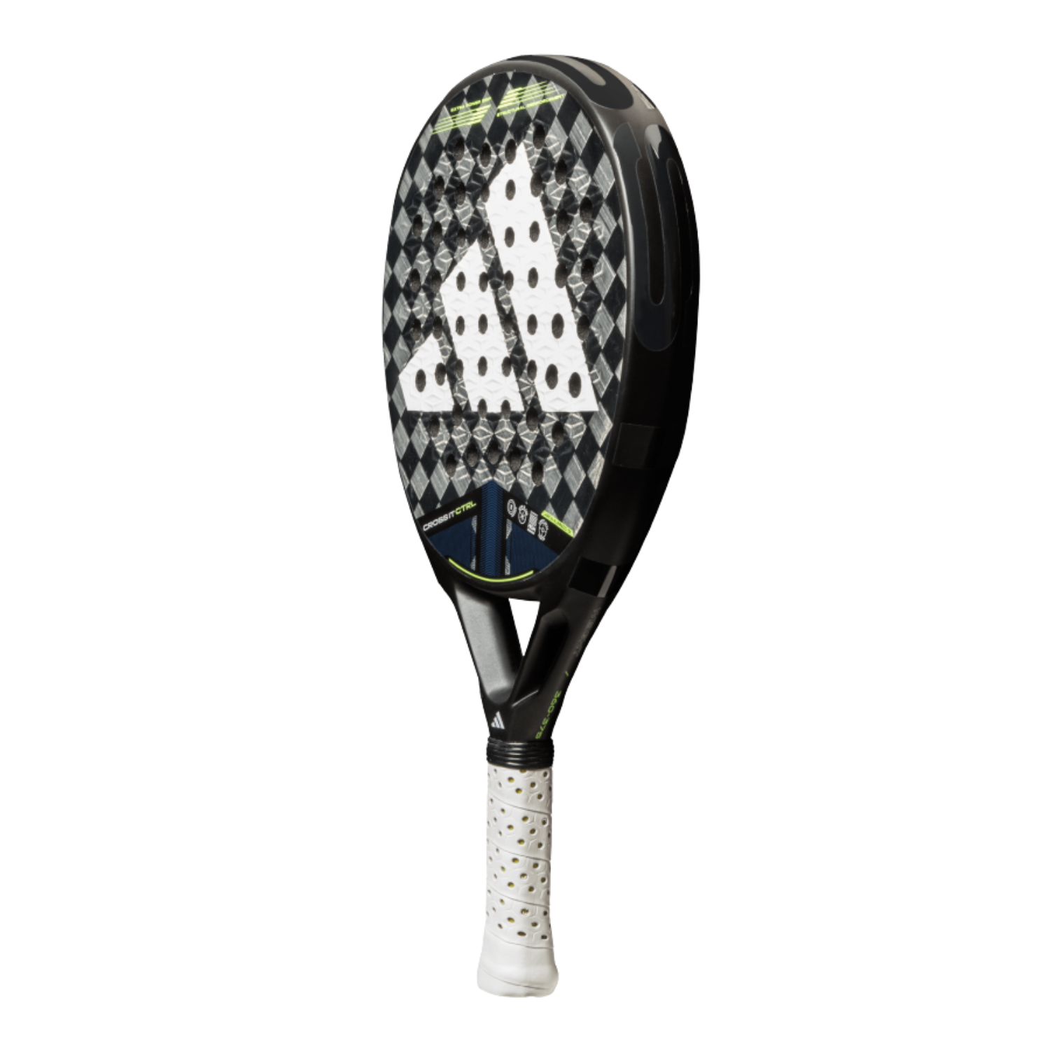 Adidas Cross It Control 3.4 Padel Racket - Black/Lime