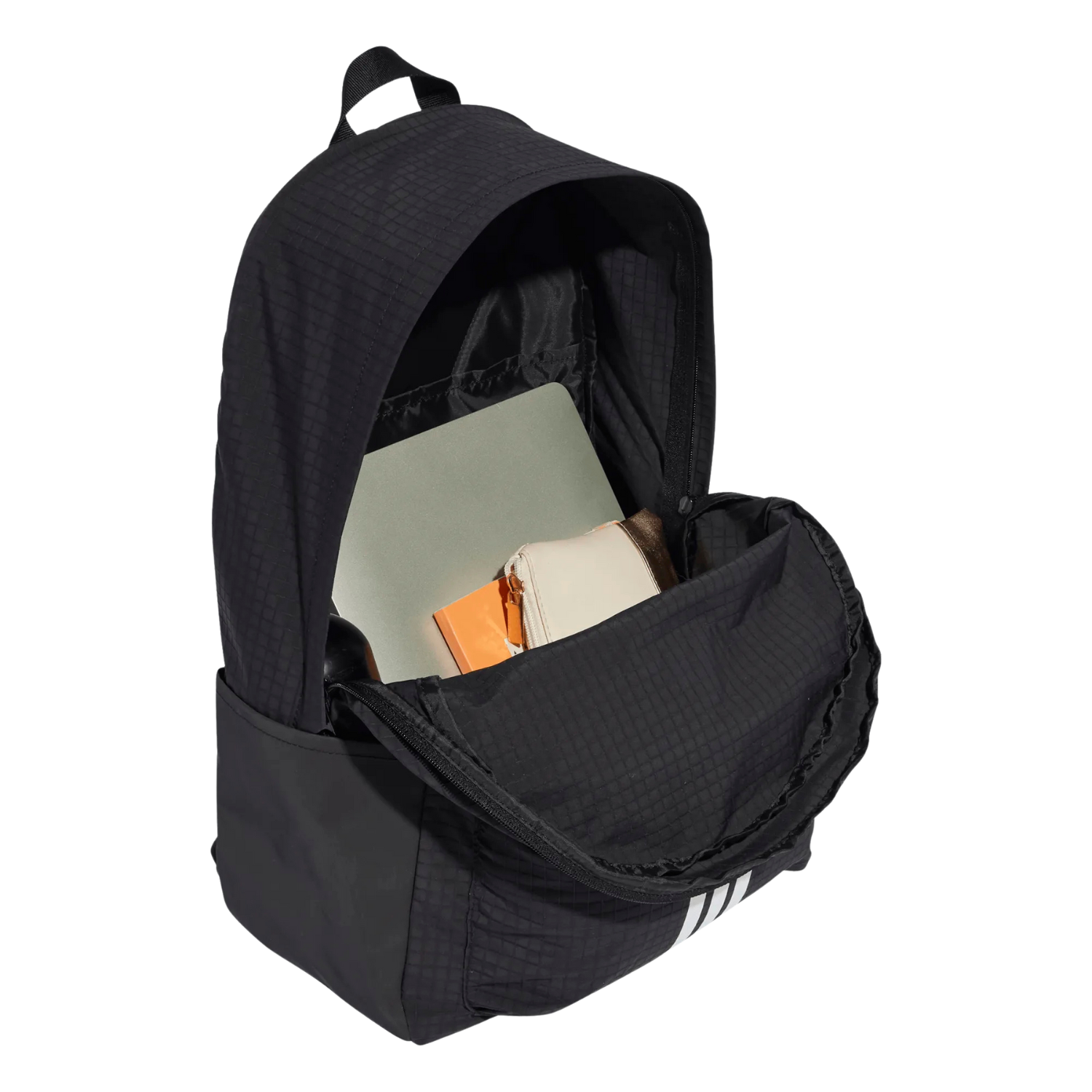Adidas Essentials 3 Stripes Backpack - Black/White