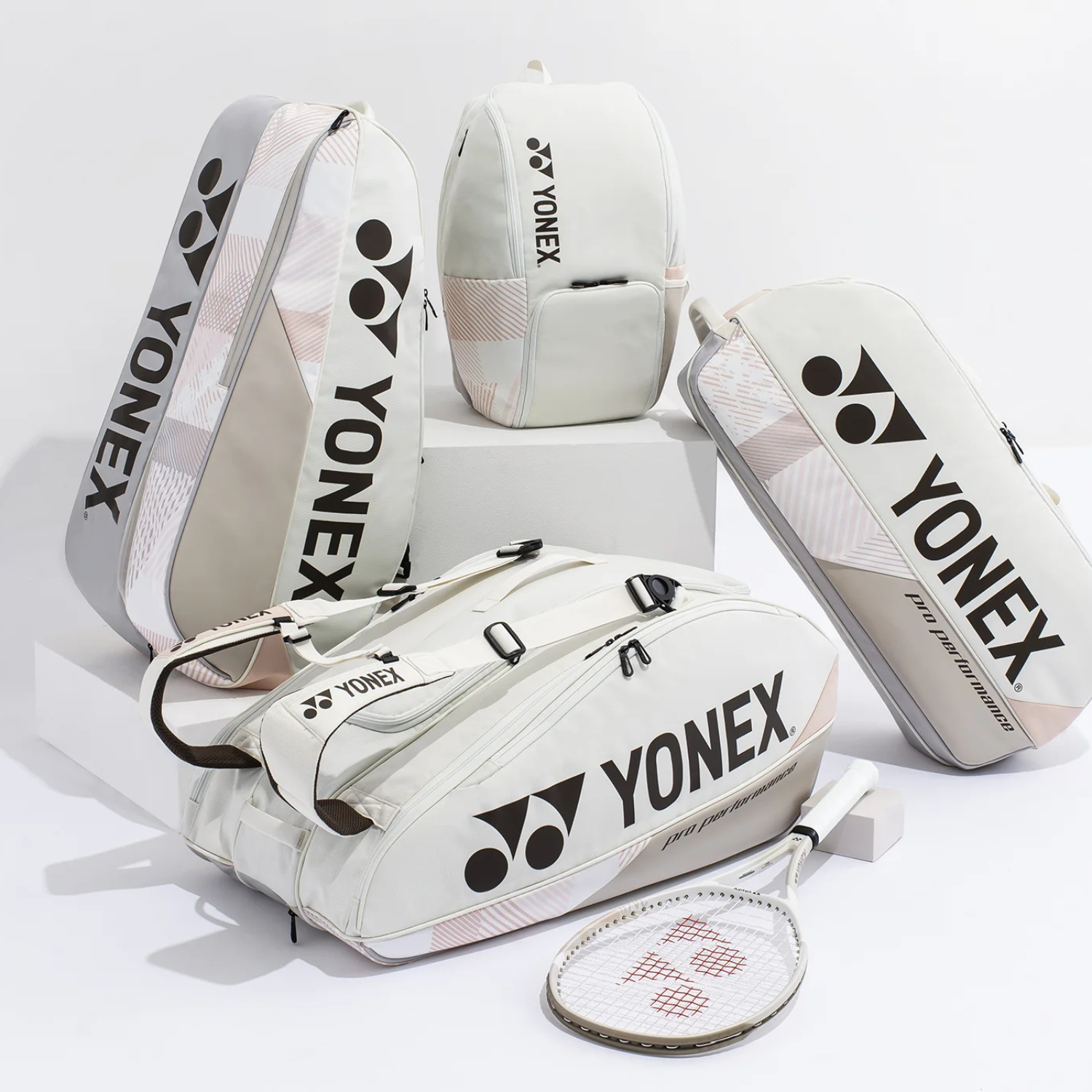 Yonex BA92429EX Pro 9 Racket Bag - Sand Beige Luggage Yonex