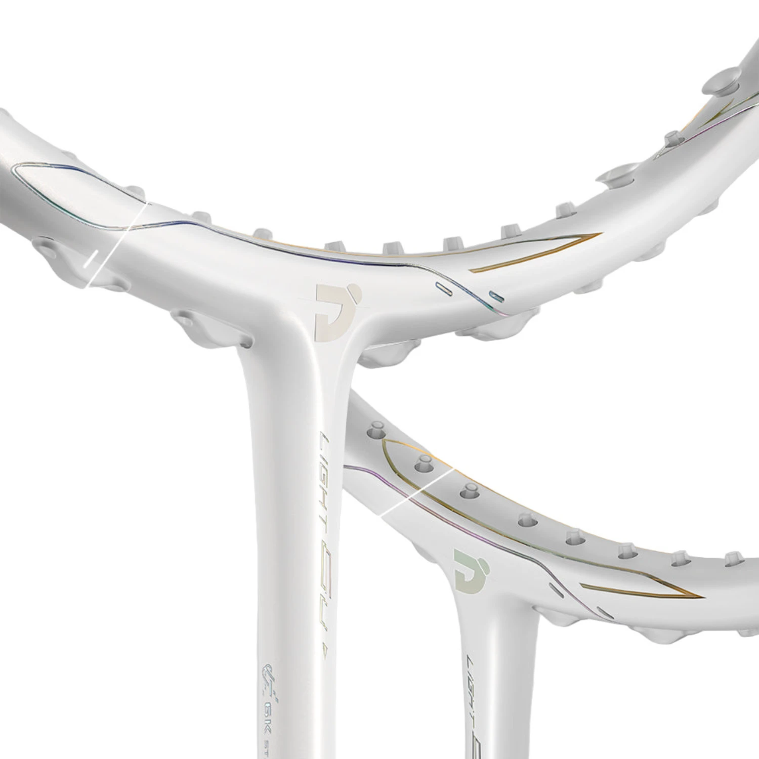 Jnice Air Katana Game 6U Unstrung Badminton Racket - White Badminton Rackets JNICE