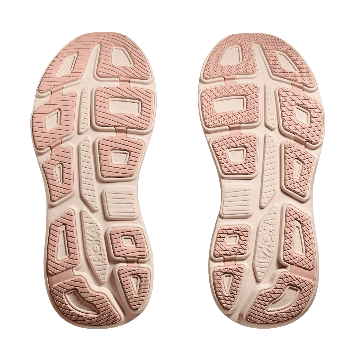 Hoka Bondi 9 Running Shoe Women - Rose Latte/Cream Running Shoes Hoka