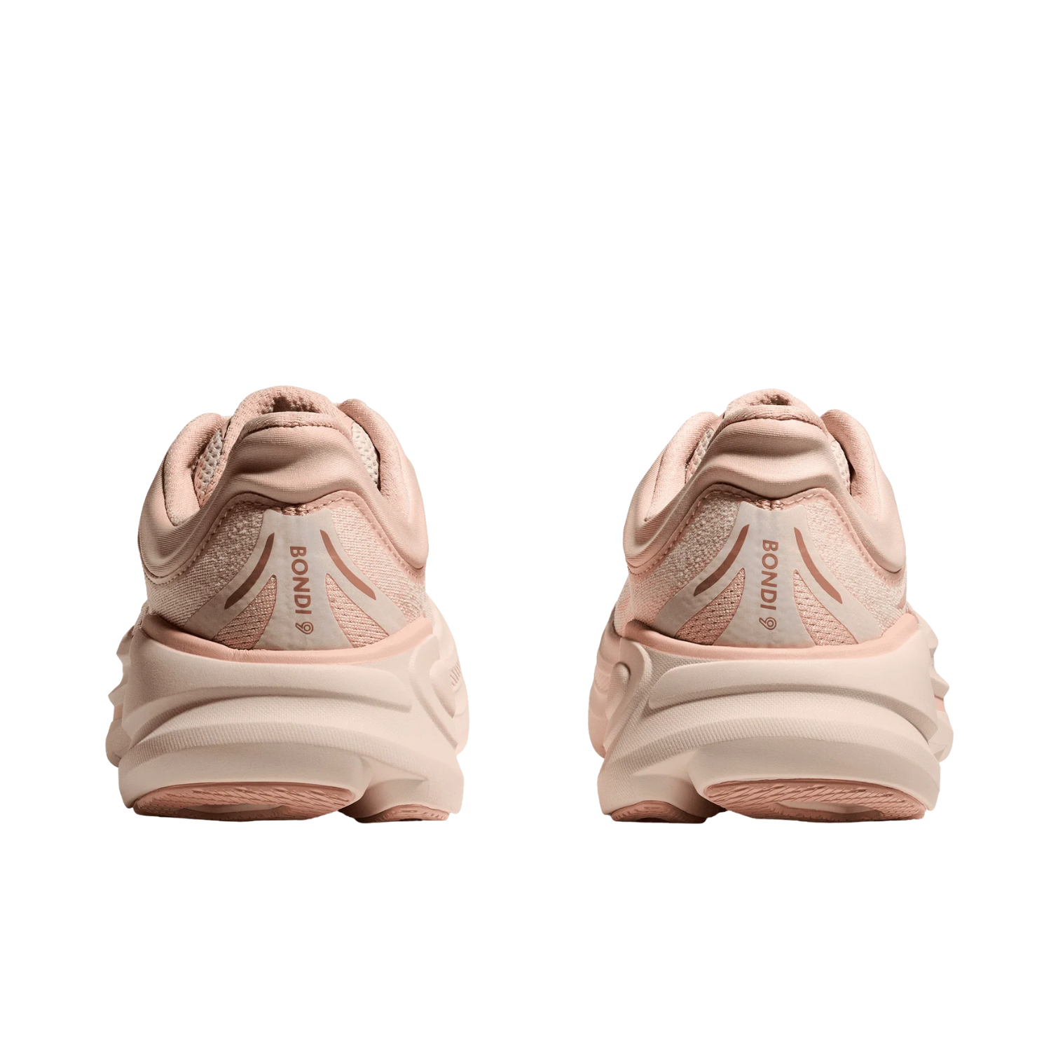 Hoka Bondi 9 Running Shoe Women - Rose Latte/Cream Running Shoes Hoka