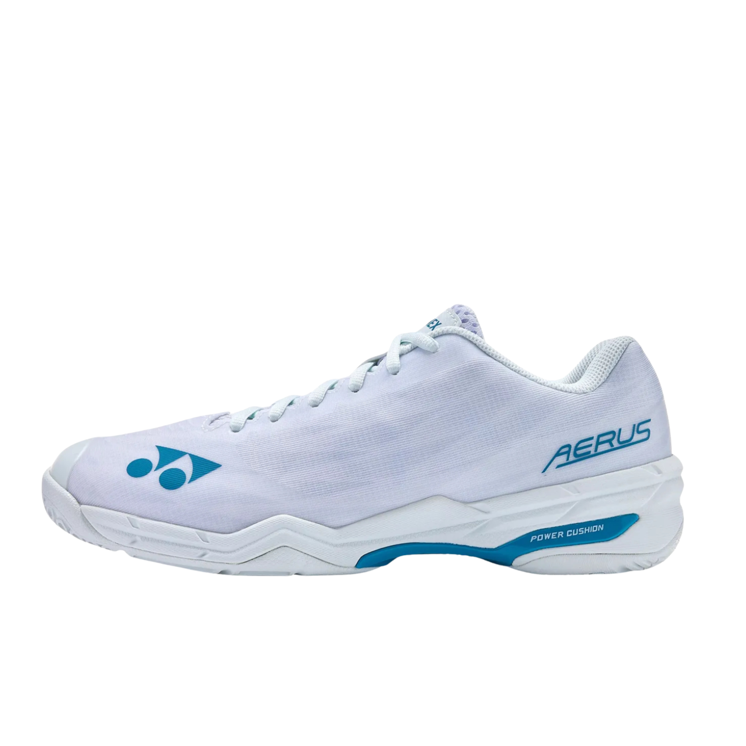 Yonex Power Cushion Aerus X2 Badminton Shoe Unisex - White/Blue Badminton Shoes Yonex