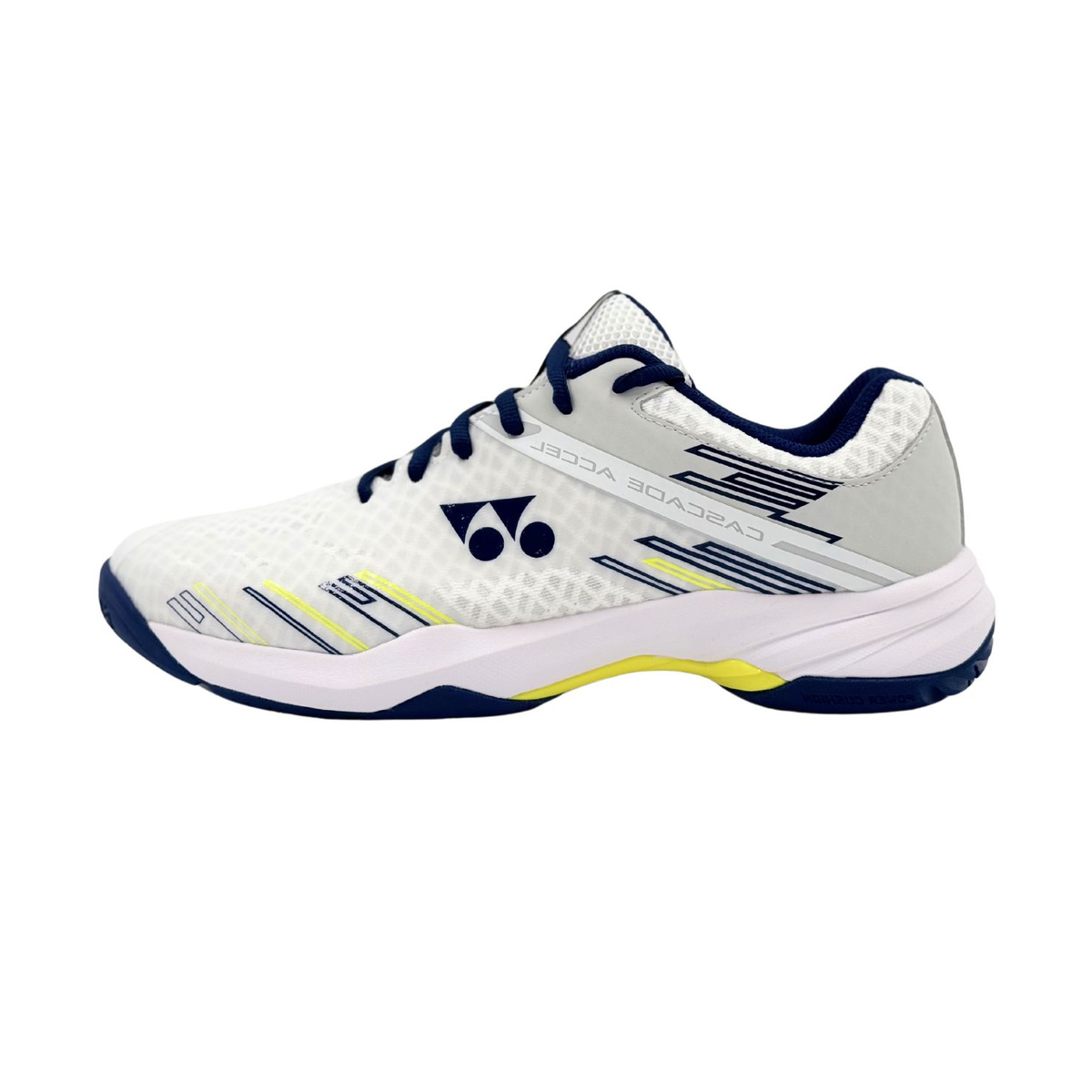 Yonex Power Cushion Cascade Accel Badminton Shoes - White/Navy (SHBCA1EX) Badminton Shoes Yonex