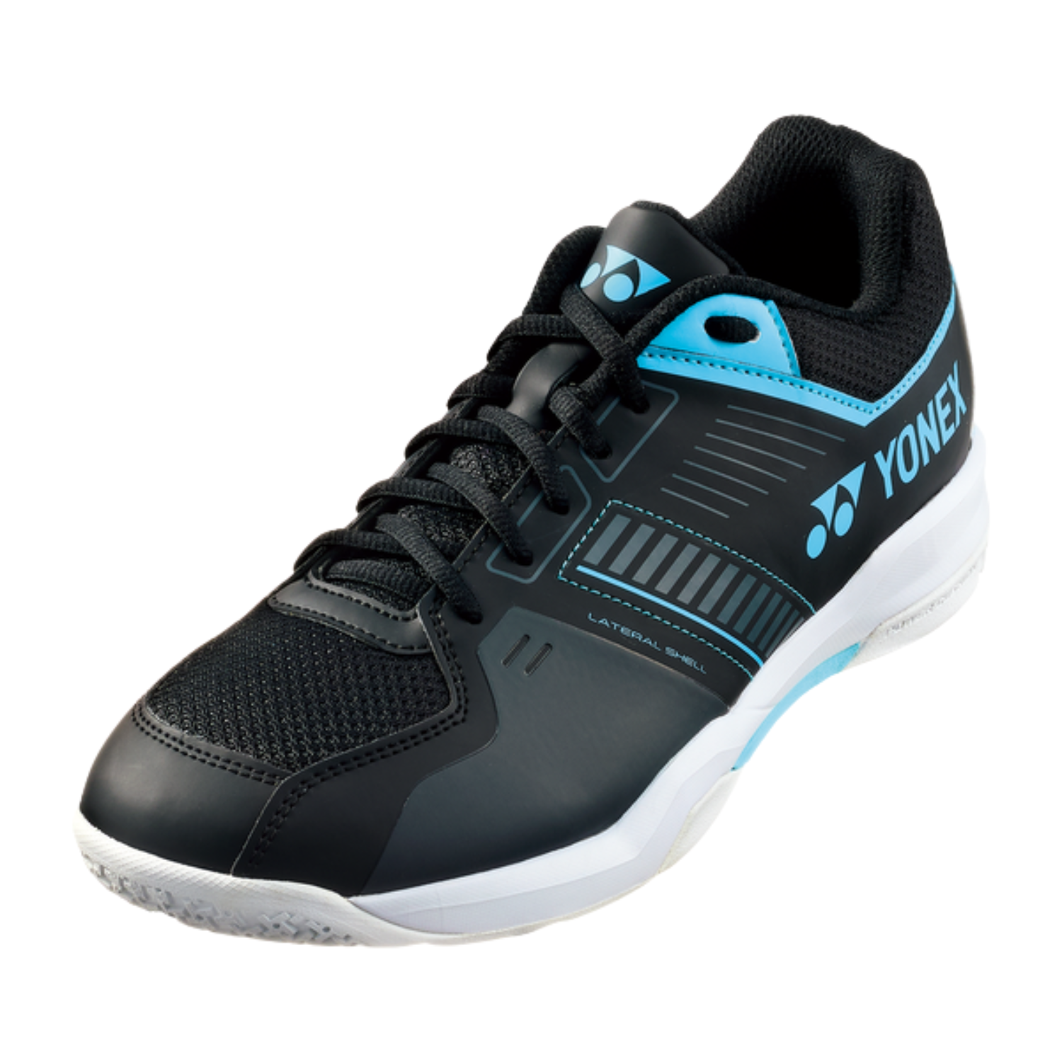 Yonex Strider Flow Wide Badminton Shoes Men - Black/Blue Badminton Shoes Yonex