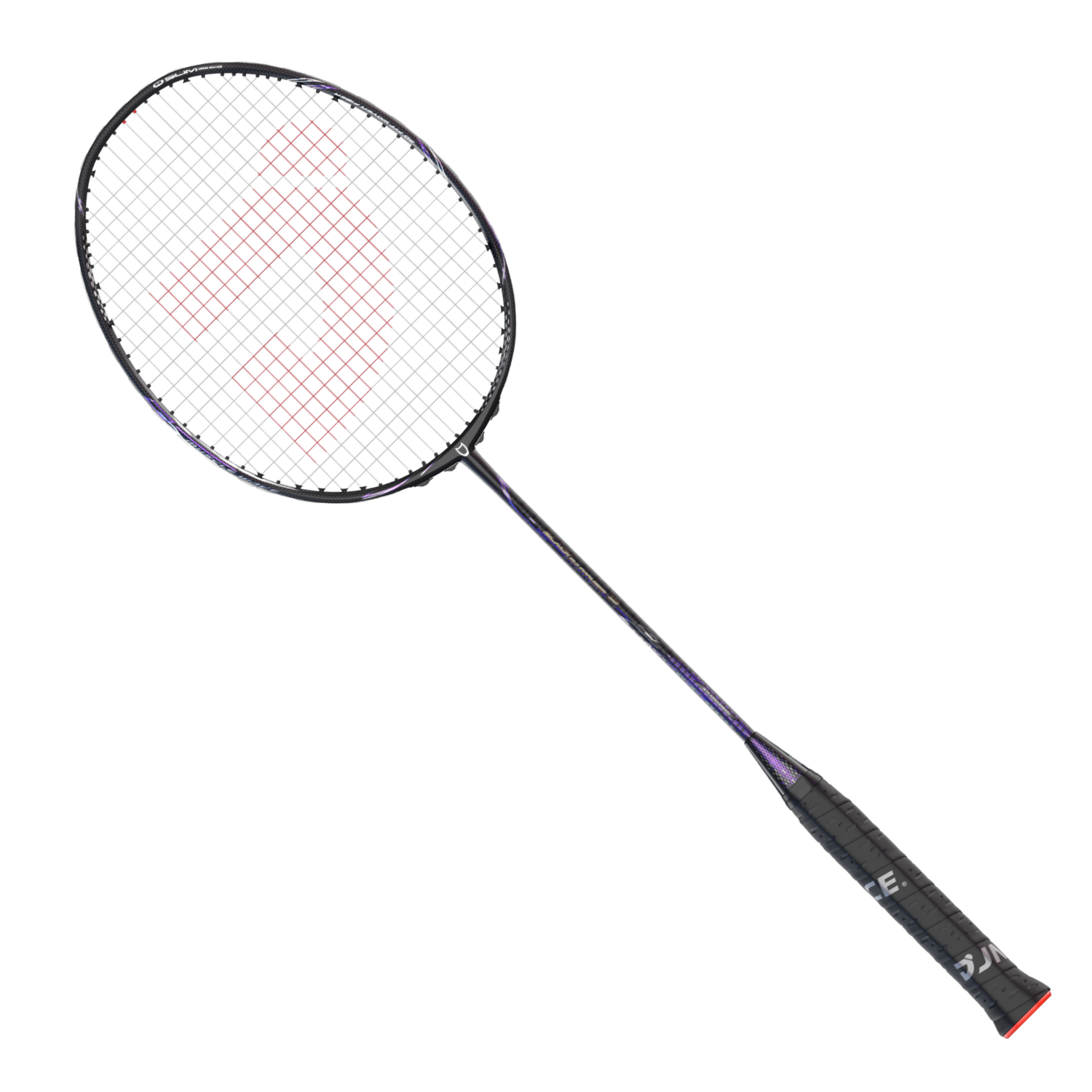 Jnice Black Panther II Badminton Racket Strung - Black Badminton Rackets JNICE