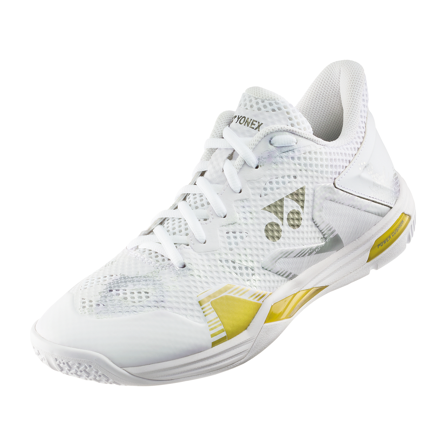 Yonex Power Cushion Eclipsion Z3 Badminton Shoe Men - White/Gold Badminton Shoes Yonex