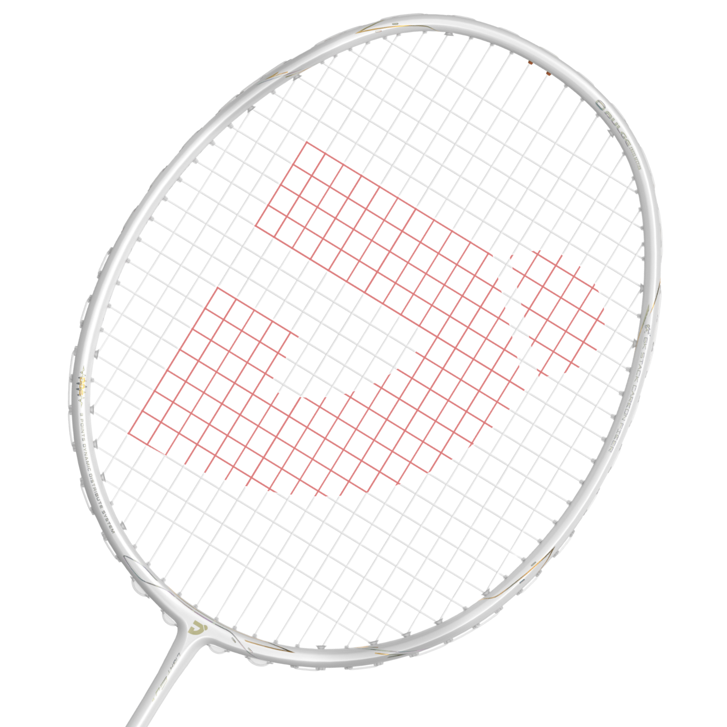Jnice Air Katana Game 6U Unstrung Badminton Racket - White Badminton Rackets JNICE