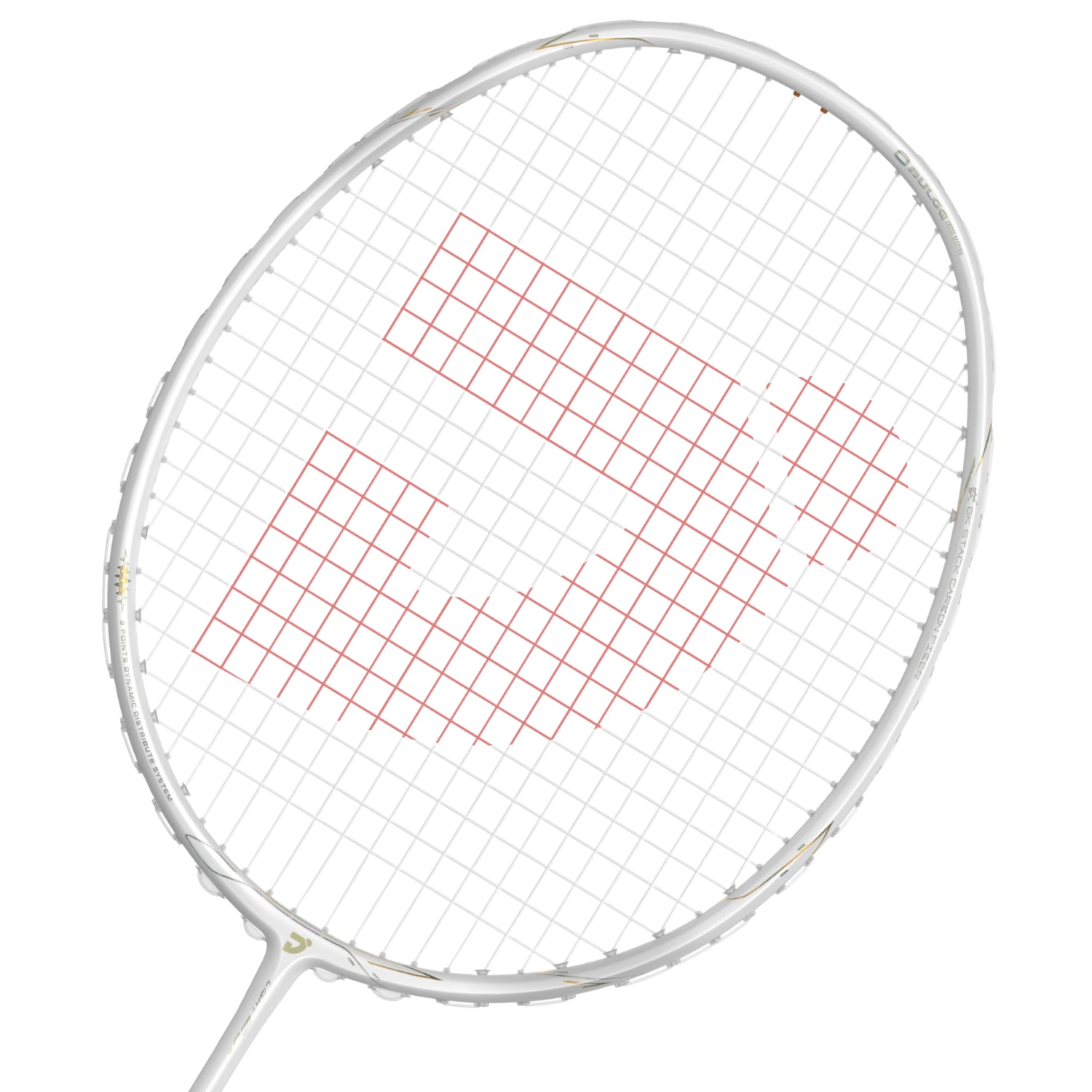 Jnice Air Katana Game 6U Unstrung Badminton Racket - White Badminton Rackets JNICE