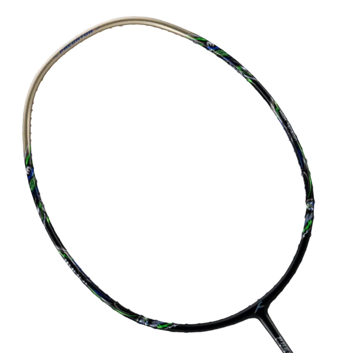 Hundred Predator 82 Extreme Badminton Racket - Black/Gold Black Gold 4U Badminton Rackets Hundred