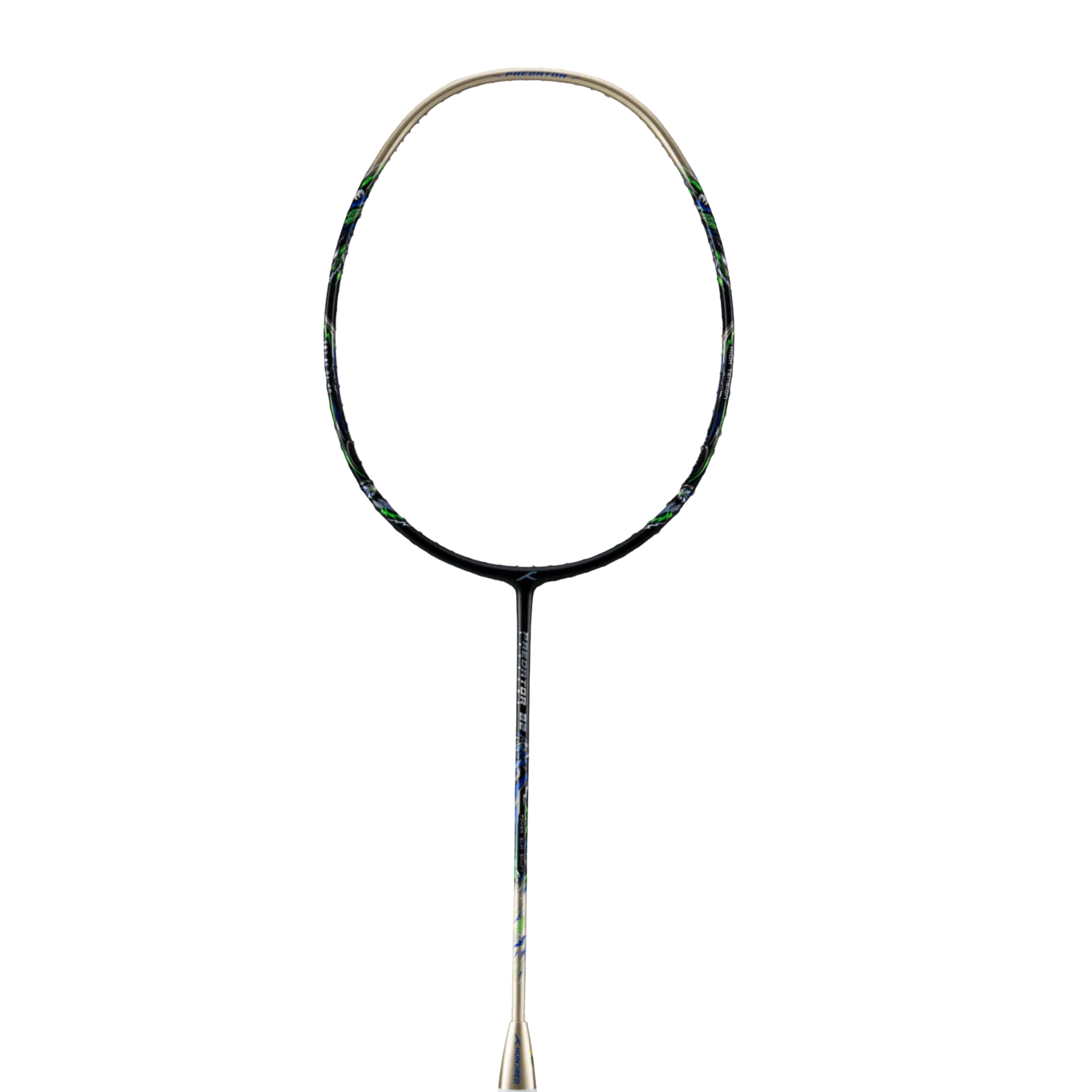 Hundred Predator 82 Extreme Badminton Racket - Black/Gold Badminton Rackets Hundred