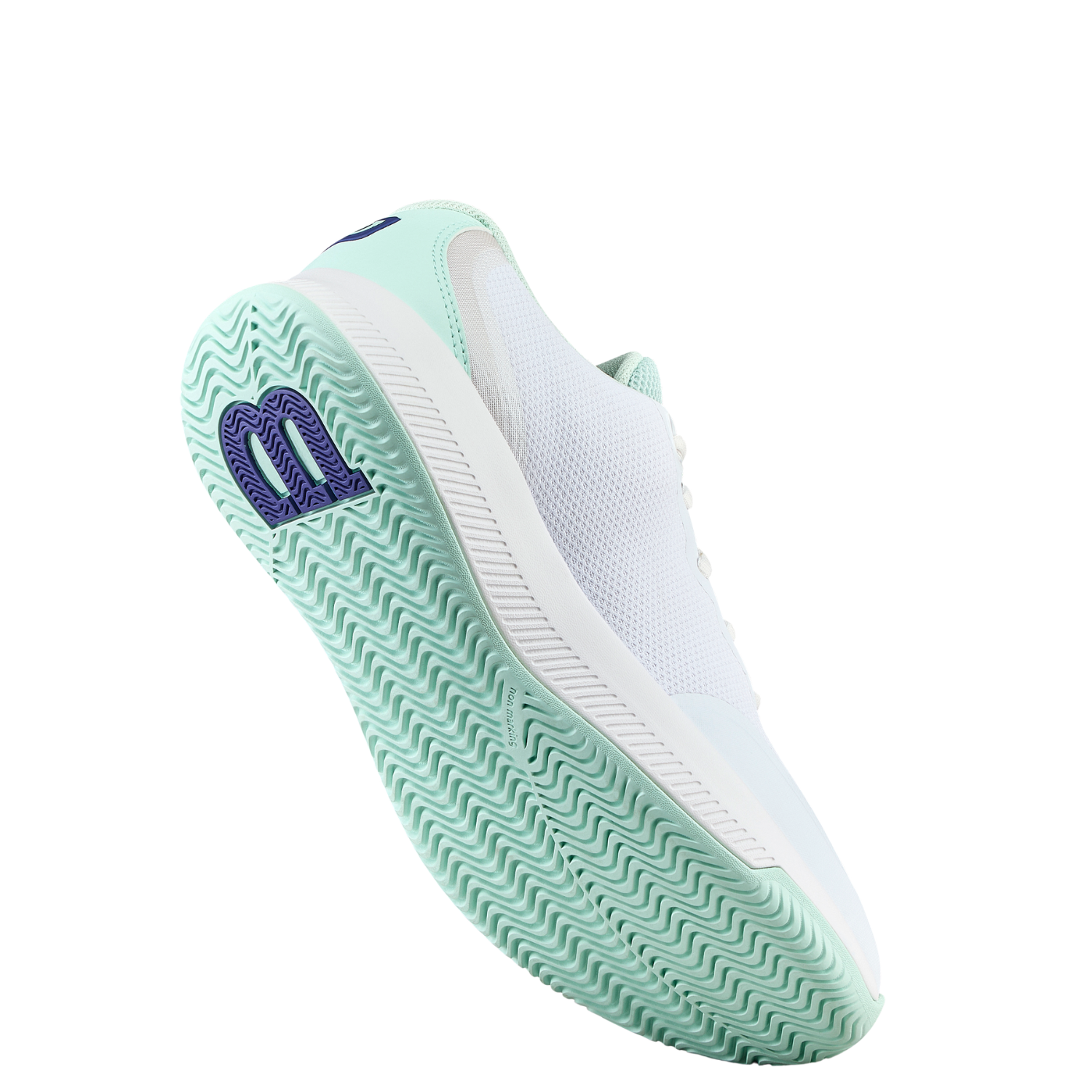 Wilson Intrigue Lite Tennis Shoe Women - White/Bay/Skip Blue Tennis Shoes Wilson