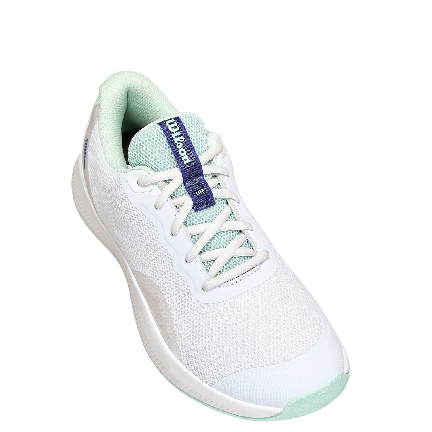 Wilson Intrigue Lite Tennis Shoe Women - White/Bay/Skip Blue Tennis Shoes Wilson