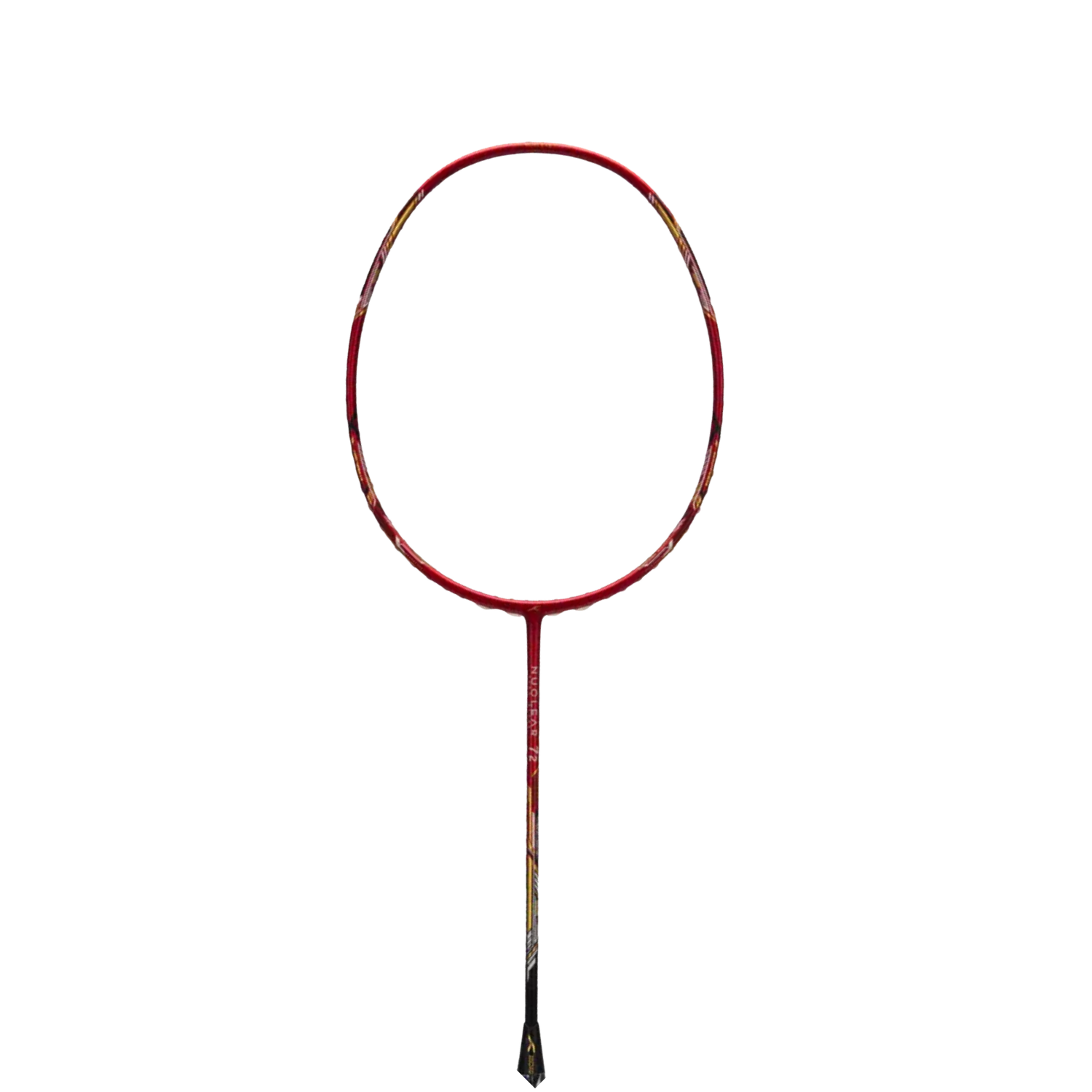 Hundred Nuclear 72 6U Badminton Racket - Dark Red/Black/Gold Badminton Rackets Hundred