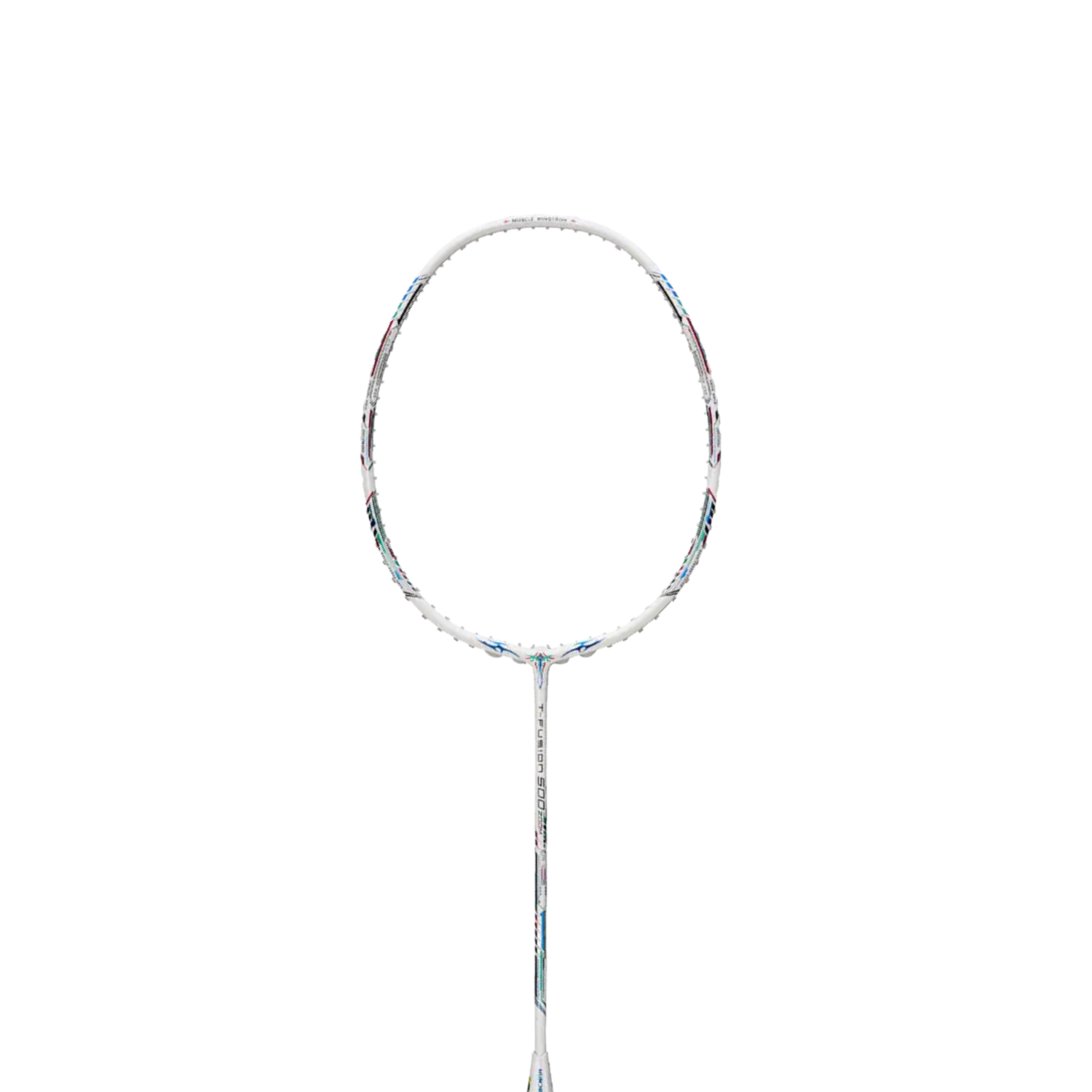 Hundred T-Fusion 500 Zoom 5U Badminton Racket - White Badminton Rackets Hundred
