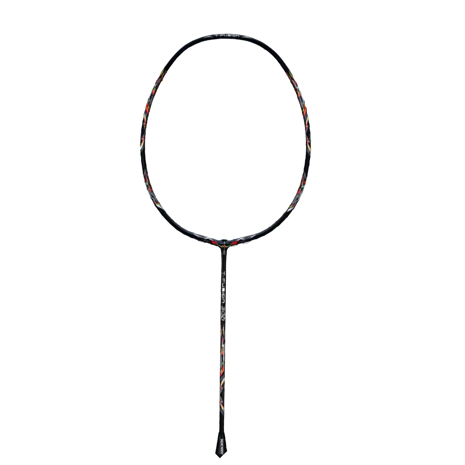 Hundred T-Fusion 300 4U Badminton Racket - Black Badminton Rackets Hundred
