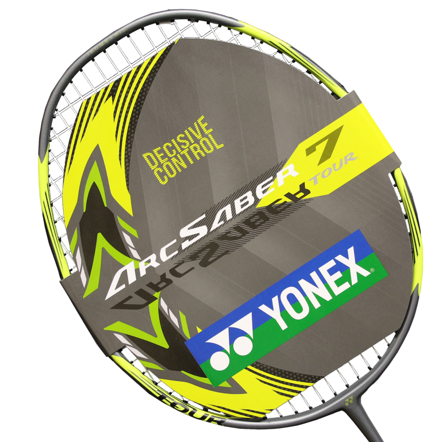 Yonex Arcsaber 7 Tour 4U Badminton Racket Free Restring & Autograph - Gray/Yellow 4UG5 Badminton Rackets Yonex