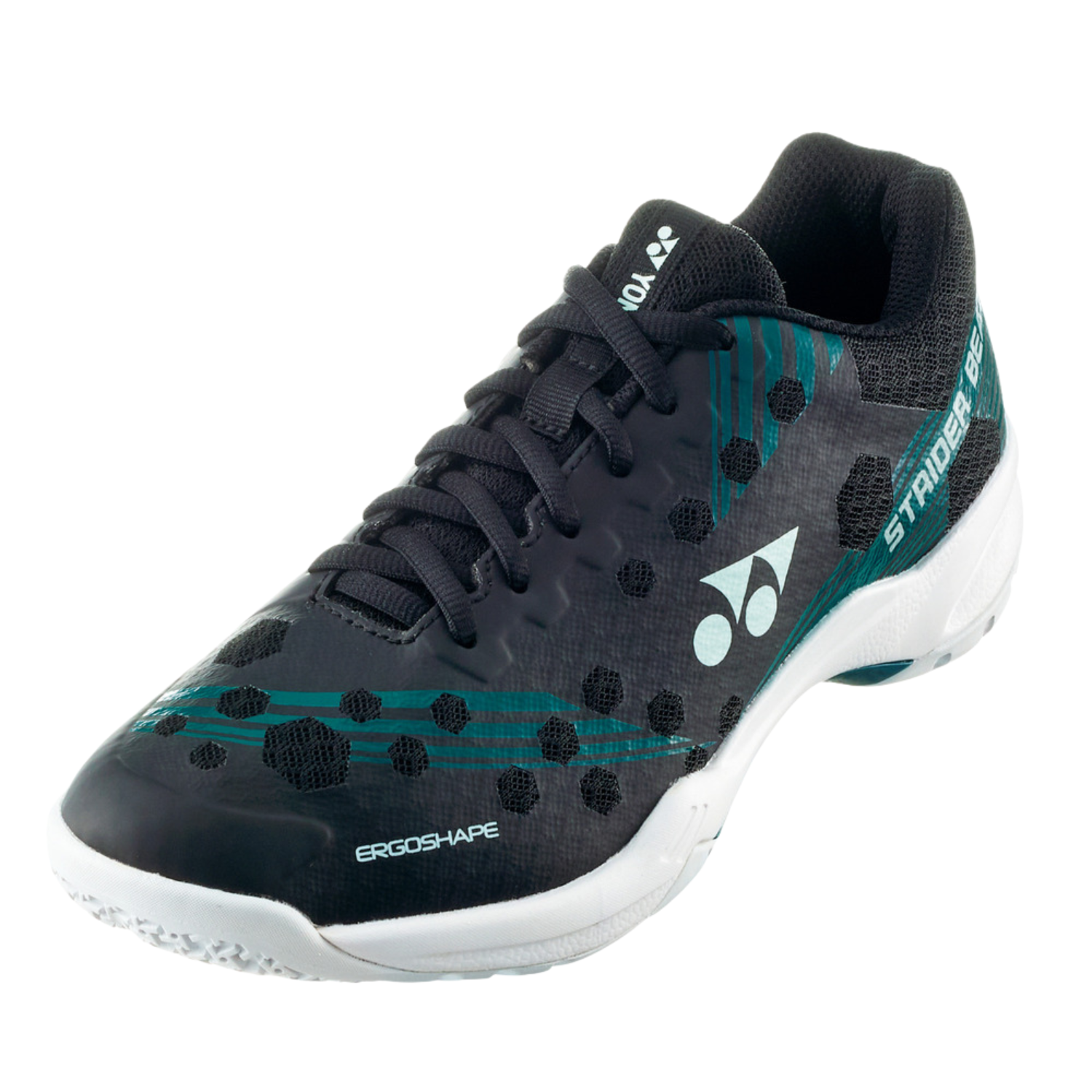 Yonex SHBSB1EX PC Strider Beat Badminton Shoe Men - Black/White Badminton Shoes Yonex