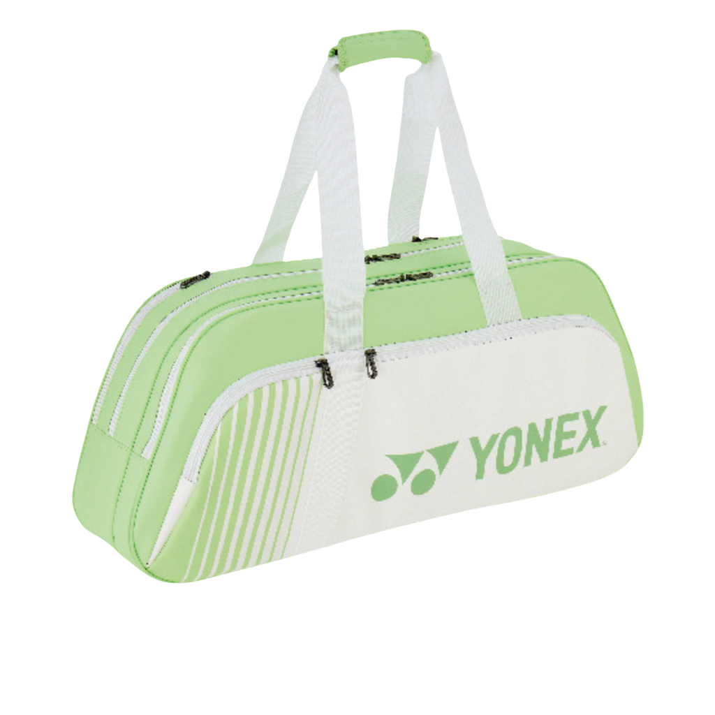 Yonex BA82431WEX Active Tournament Bag 2026 - White/Green Yonex BA82431WEX Active Tournament Bag 2026 - White/Green