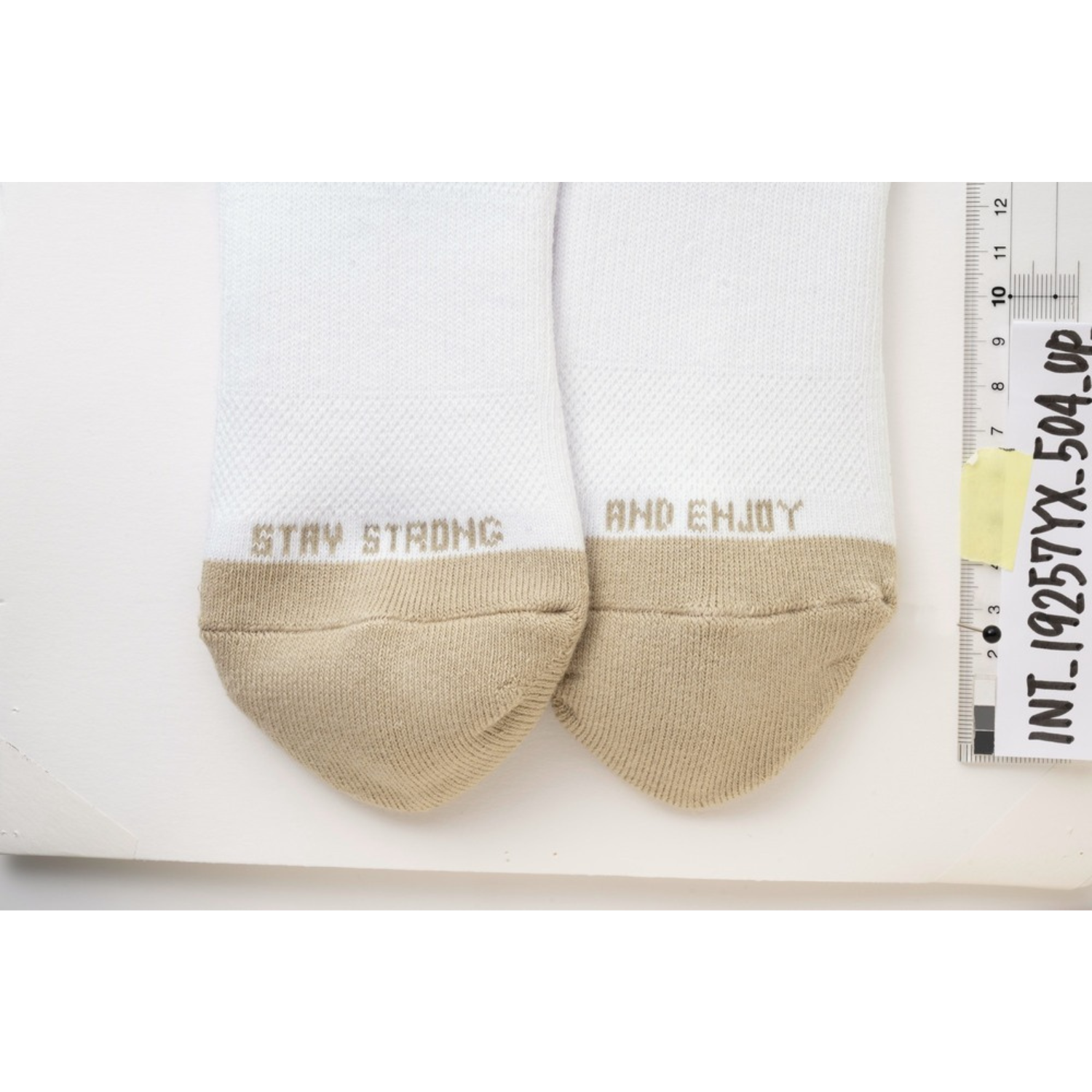 Yonex 19257YX LCW Sport Crew Socks Unisex - Khaki Beige Clothing Yonex