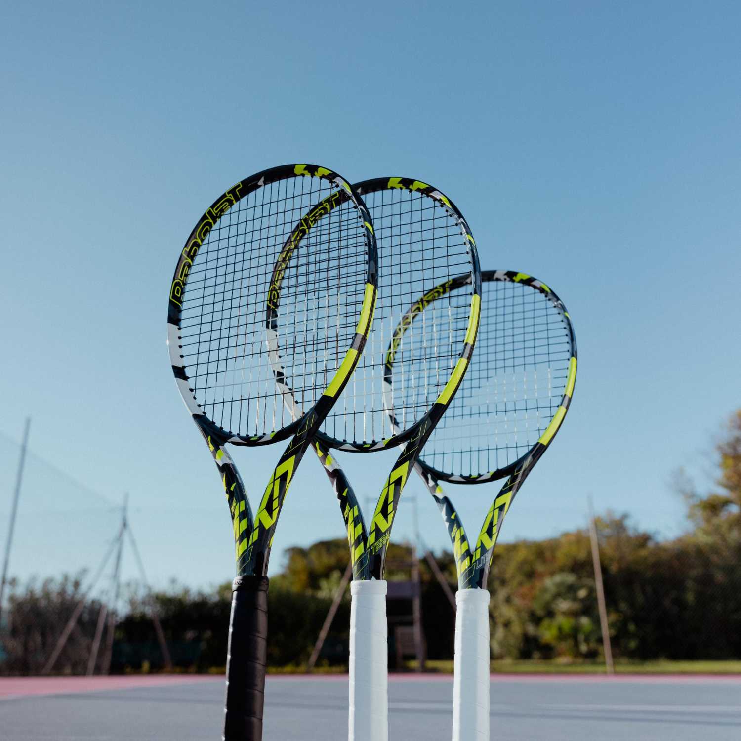Babolat Pure Aero Tennis Racket - Grey/Yellow/White Tennis Rackets Babolat