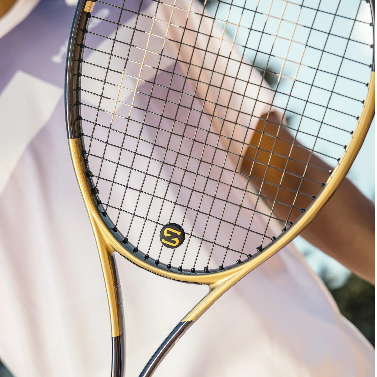 Head Gravity TOUR Zverev 2026 Strung Tennis Racquet - Navy/Gold Tennis Racket Head