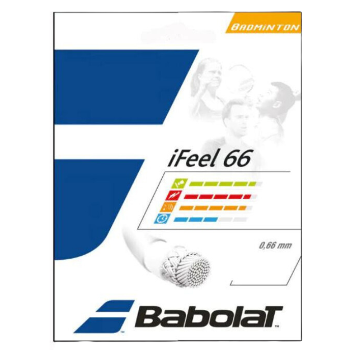 Babolat ifeel 66 String (10m Set) White
