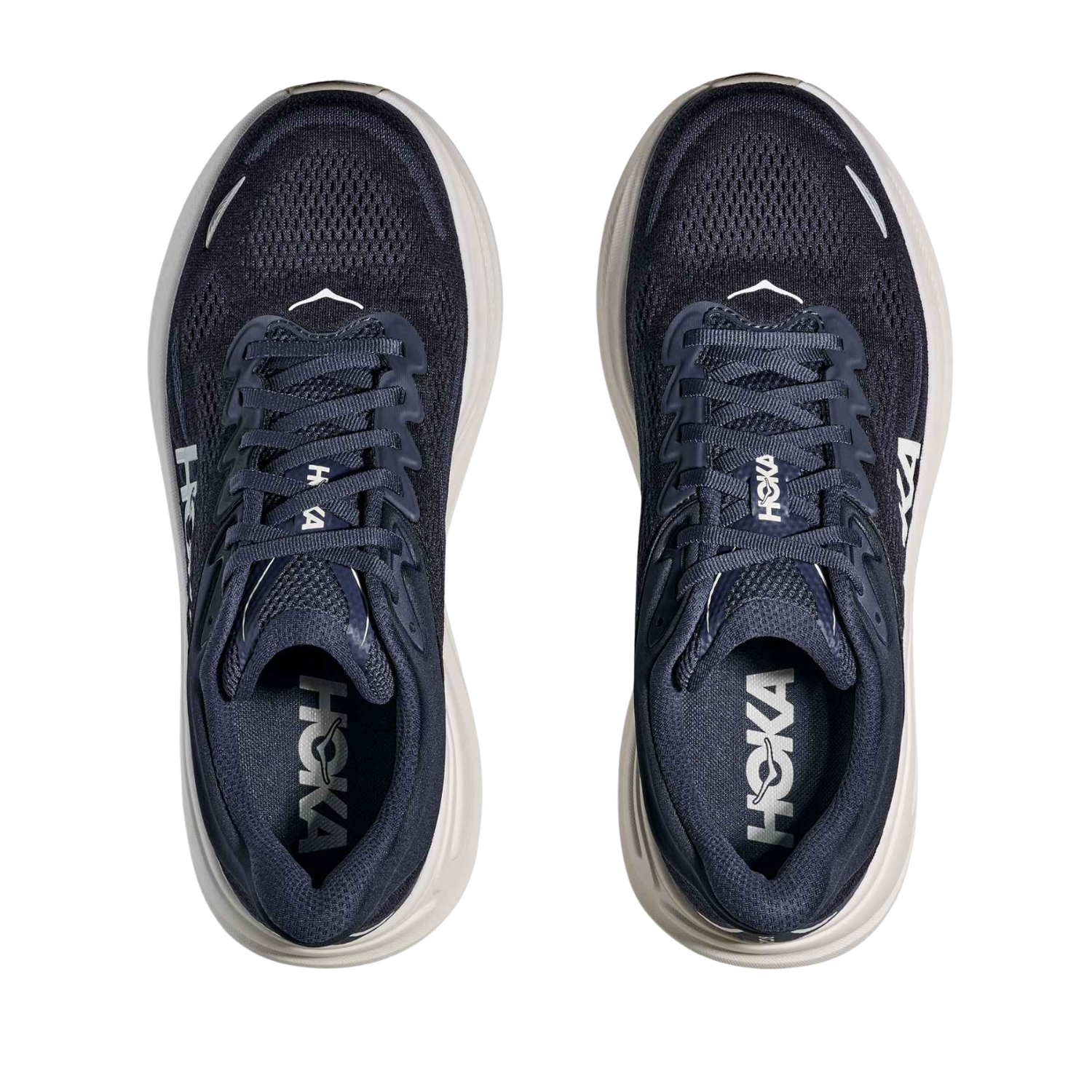 Hoka Bondi 9 Running Shoes Men - Varsity Navy/White